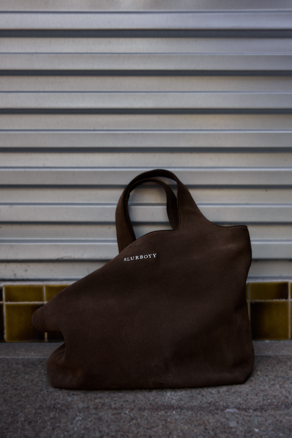 Suede urban tote กระเป๋าหนังกลับแท้ (A0016)