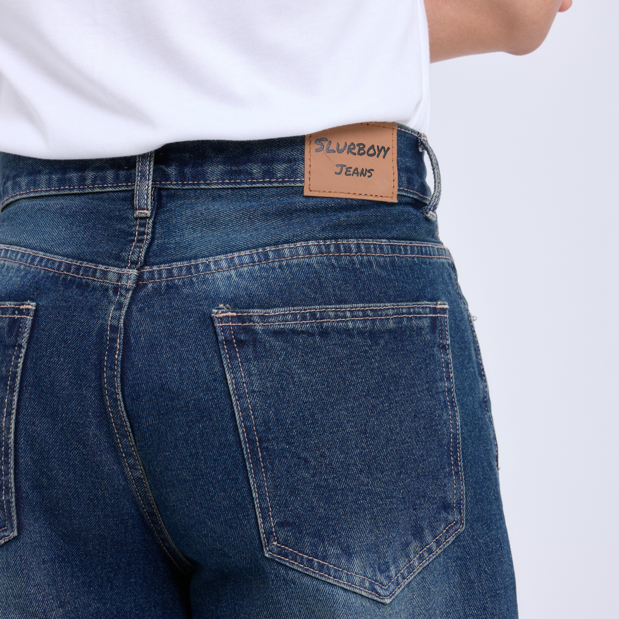 Barrel Jeans กางเกงยีนส์ขากระบอก ทรงบอลลูน (SB0057)