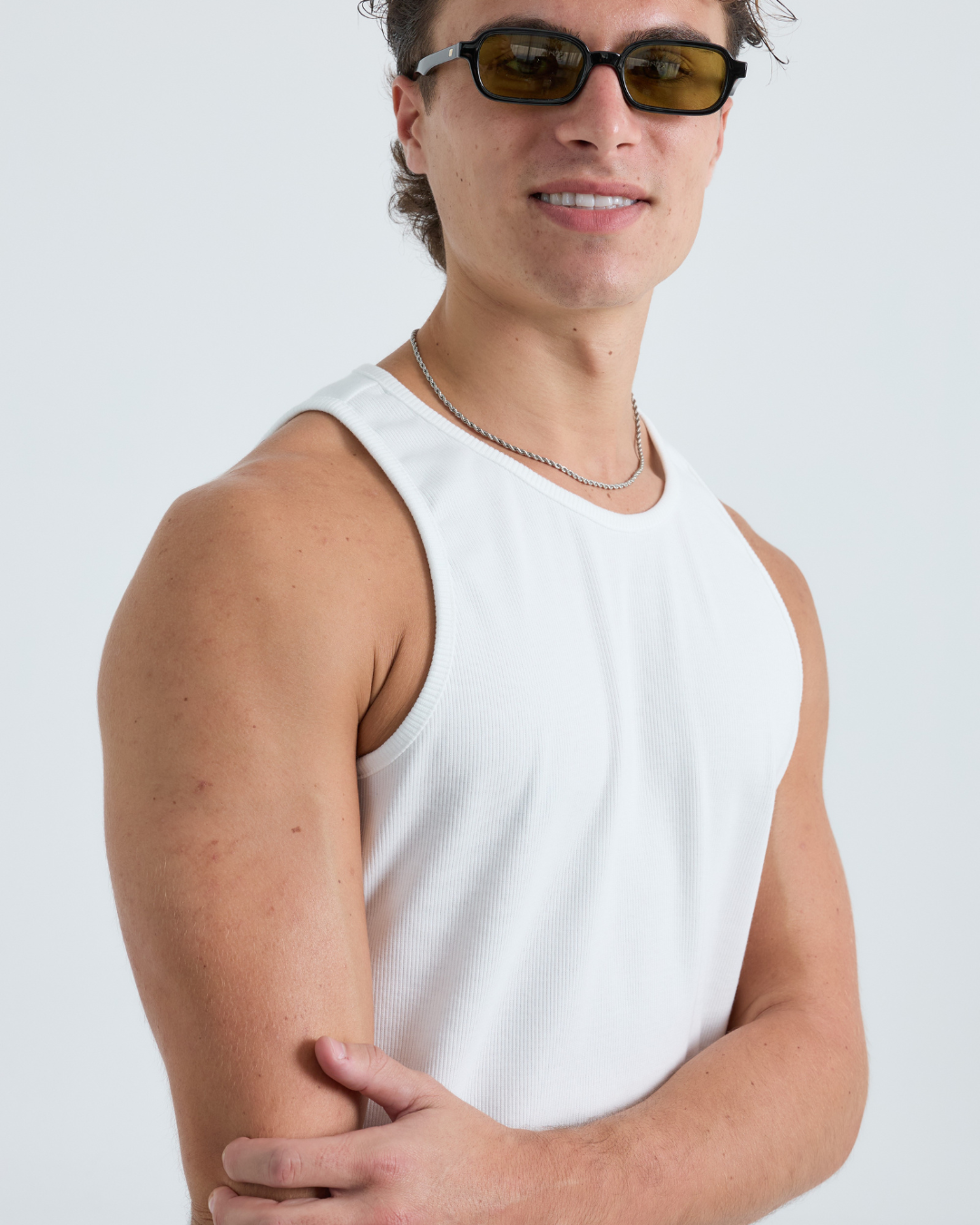 Premium Tank Top เสื้อกล้ามผ้าร่อง เนื้อผ้าพรีเมี่ยม หนานุ่ม (SB0779)
