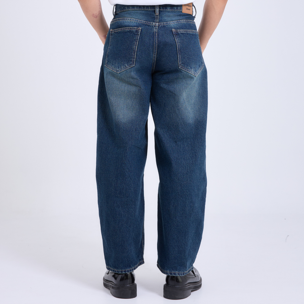 Barrel Jeans กางเกงยีนส์ขากระบอก ทรงบอลลูน (SB0057)