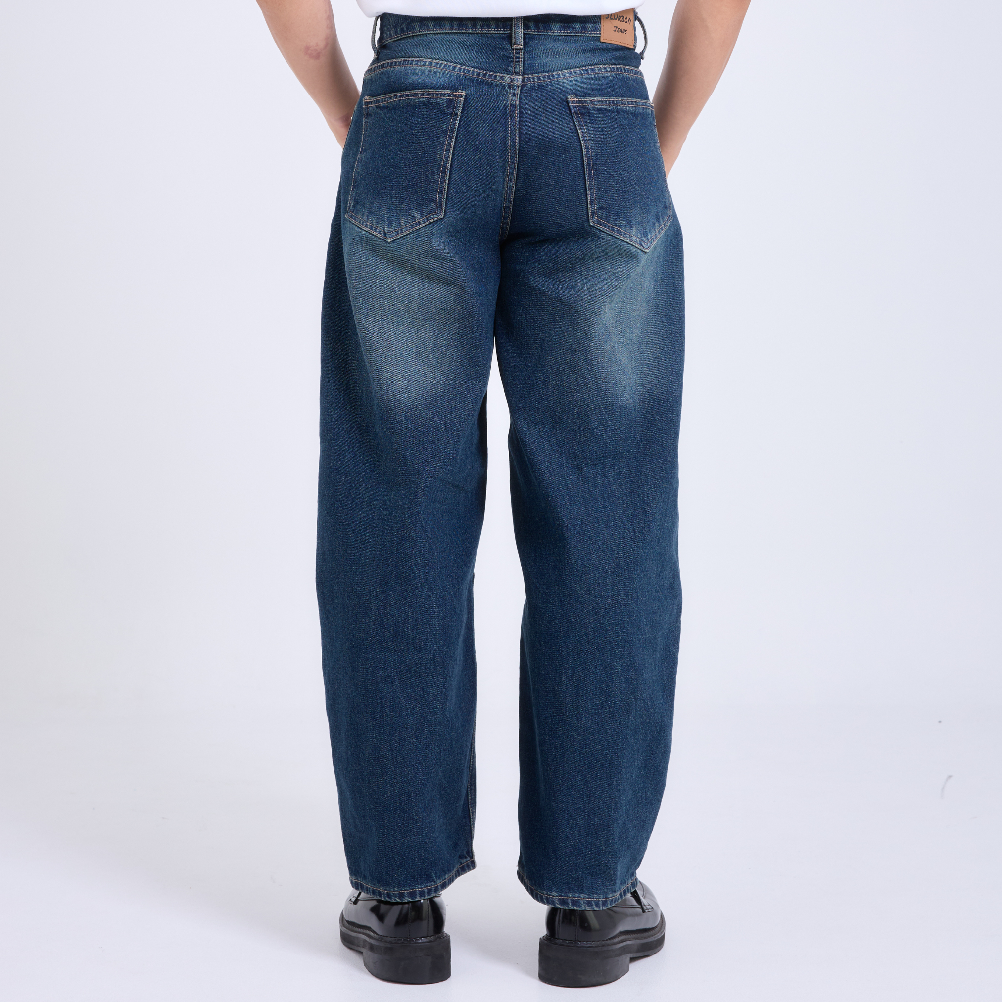 Barrel Jeans กางเกงยีนส์ขากระบอก ทรงบอลลูน (SB0057)