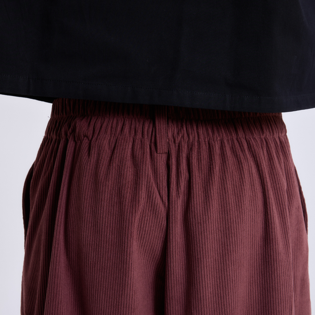 Japanese Balloon Pants กางเกงขายาวผ้าลูกฟูก ทรงบอลลูน (P0058)