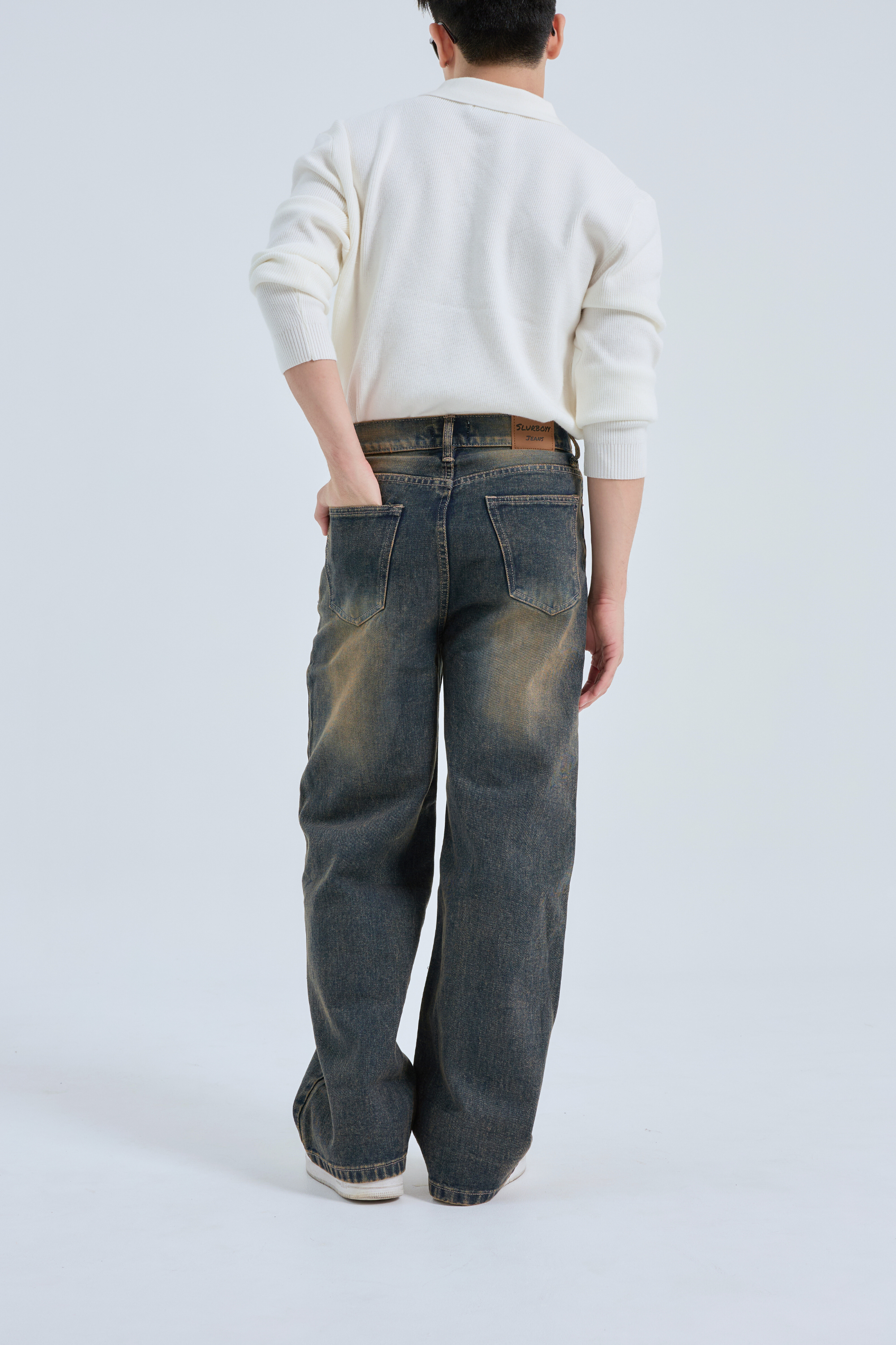 Original Baggy Jeans กางเกงยีนส์ทรงขากระบอกใหญ่ (P0051)