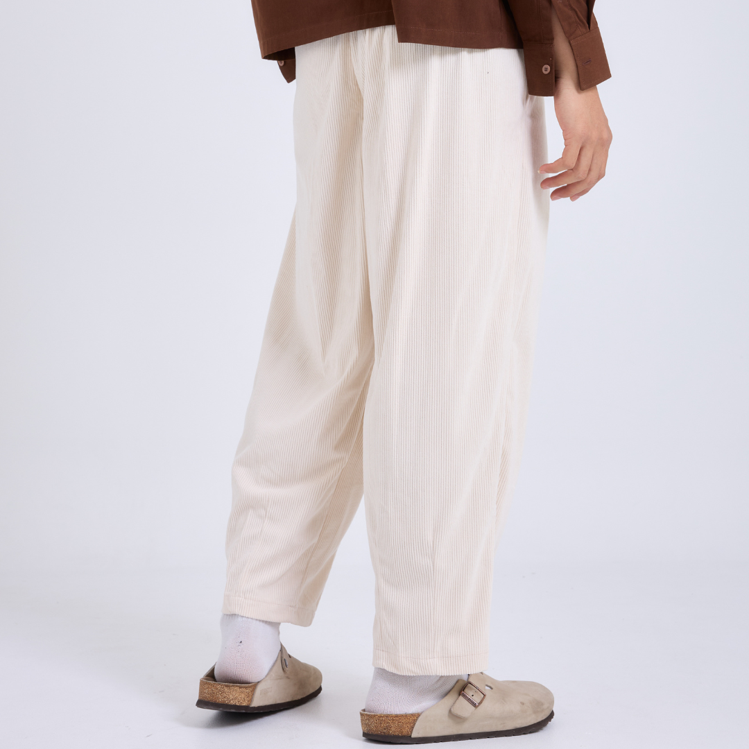 Japanese Balloon Pants กางเกงขายาวผ้าลูกฟูก ทรงบอลลูน (P0058)