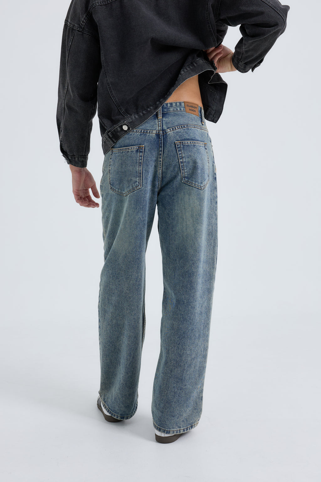 Berlin Baggy Jeans กางเกงยีนส์ทรงขากระบอกใหญ่ (P0054)