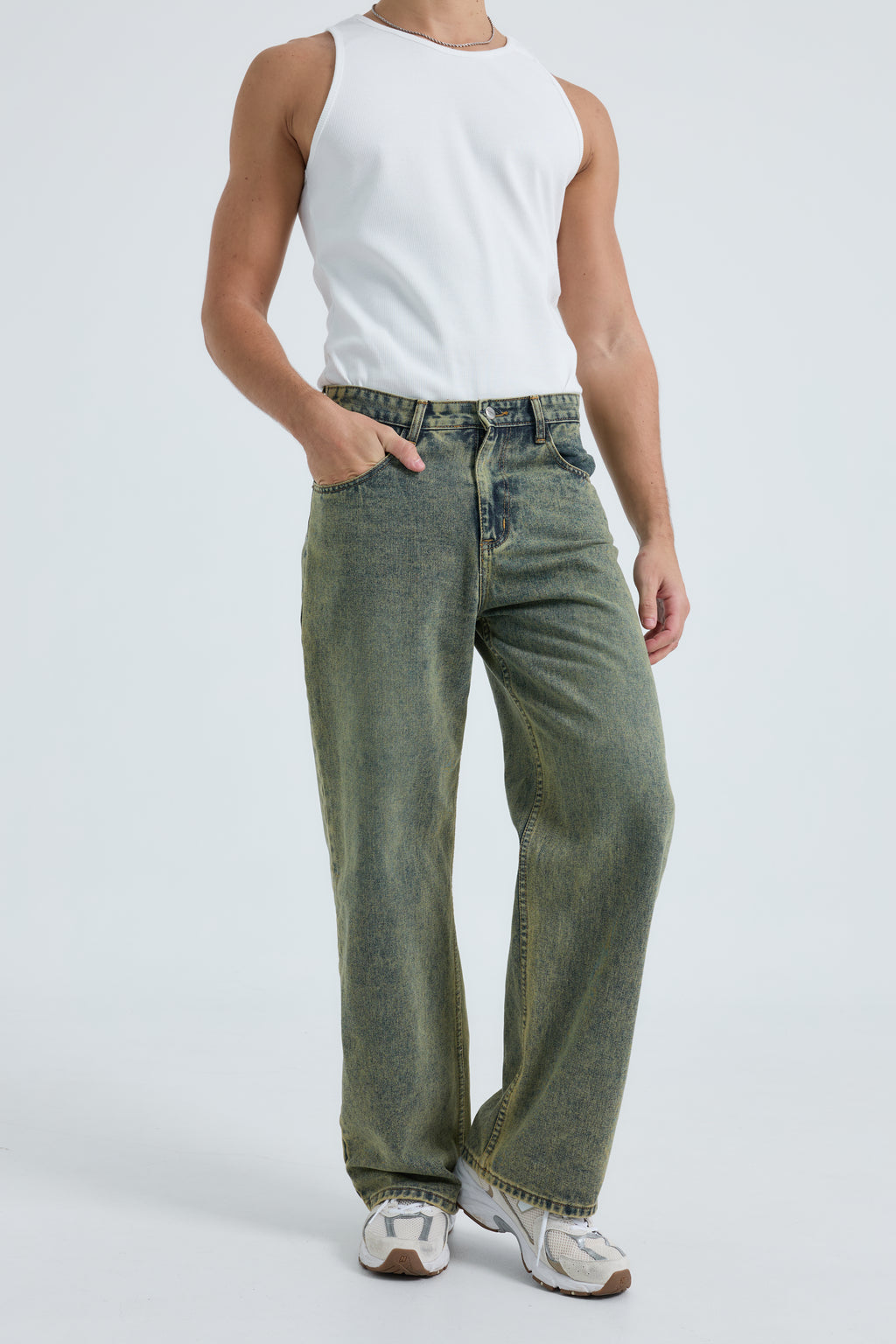 Berlin Baggy Jeans กางเกงยีนส์ทรงขากระบอกใหญ่ (P0054)