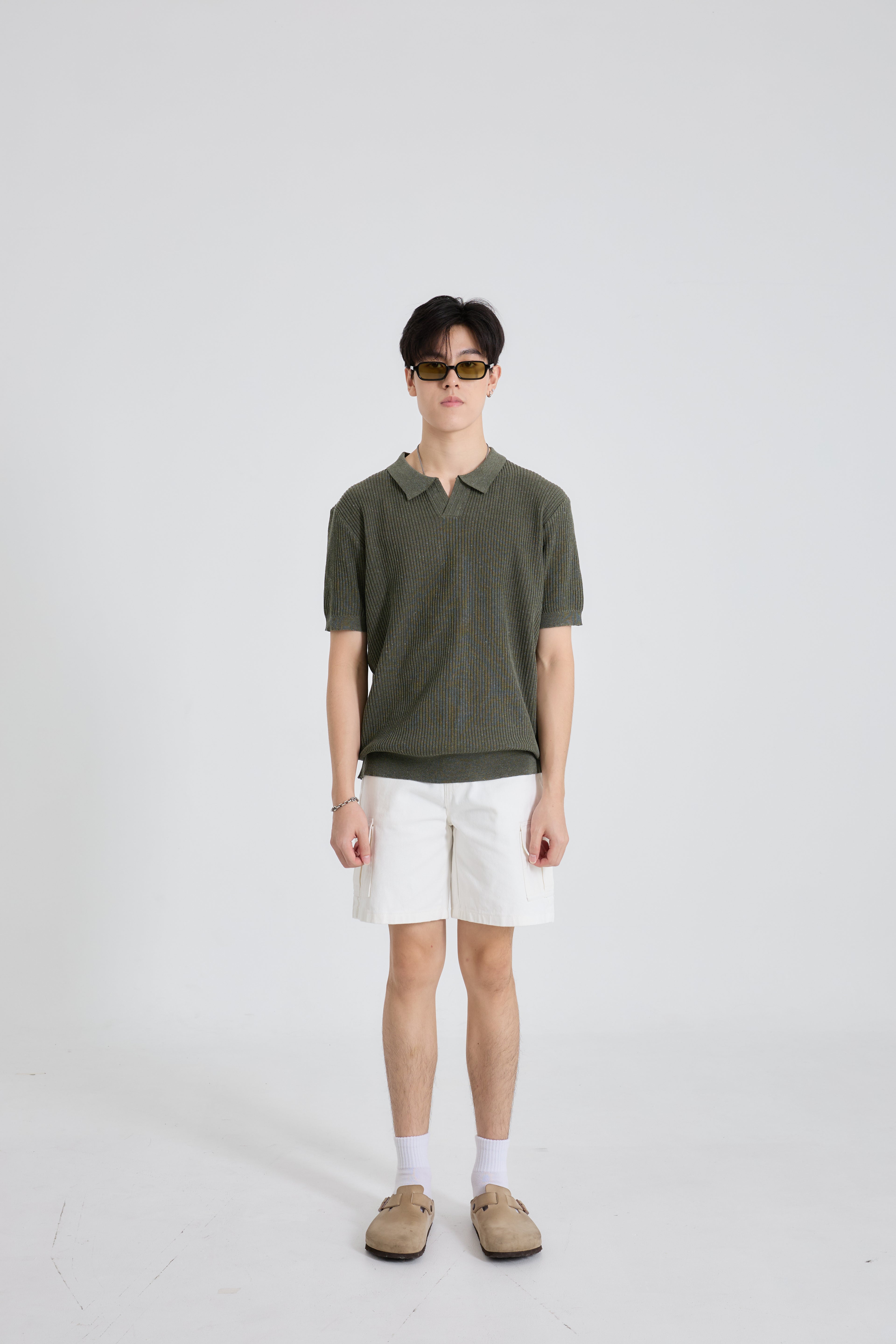 Shorts Cargo Denim กางเกงยีนส์ขาสั้น ทรงคาร์โก้ (P0042)