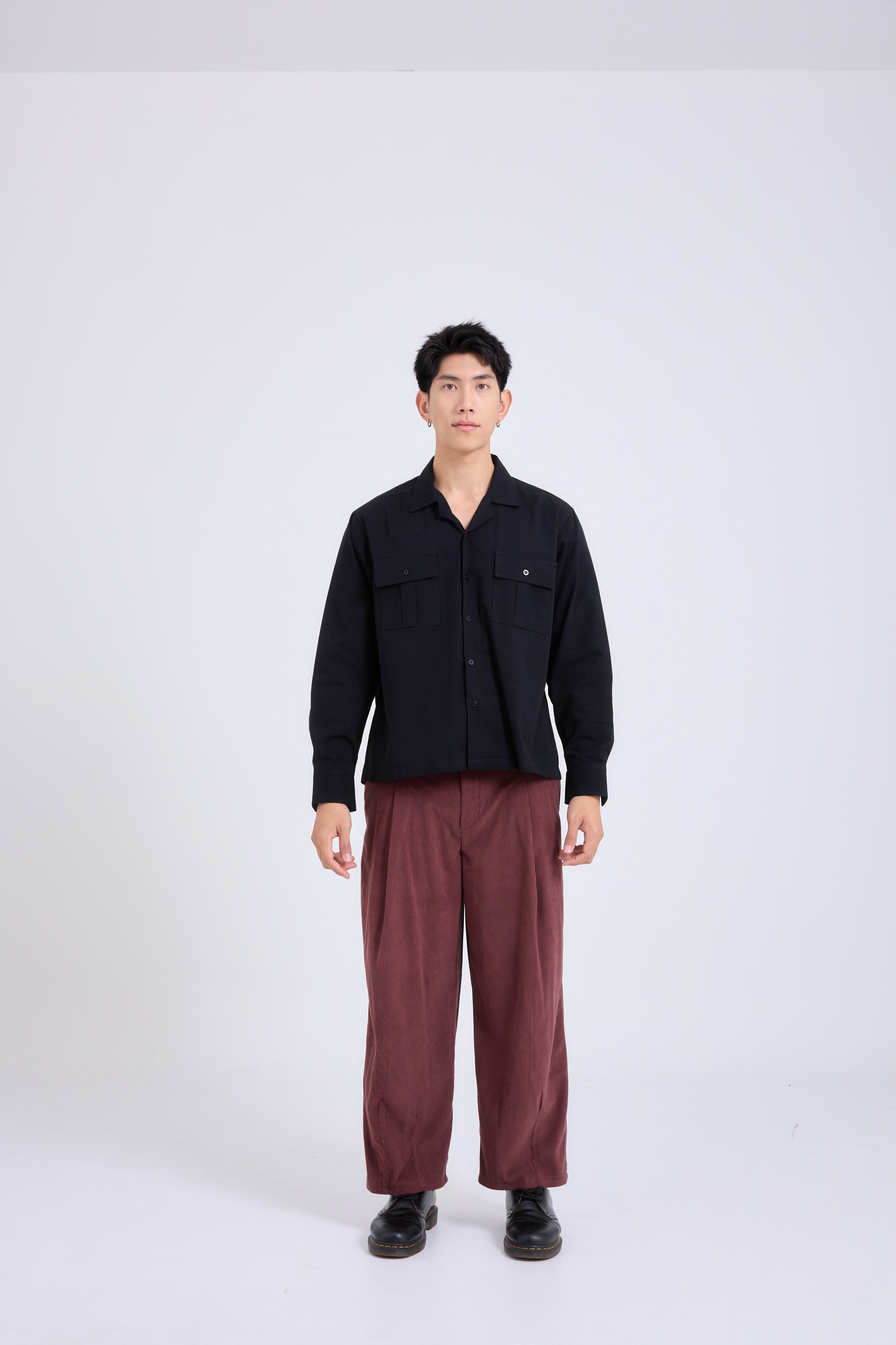 Japanese Balloon Pants กางเกงขายาวผ้าลูกฟูก ทรงบอลลูน (P0058)