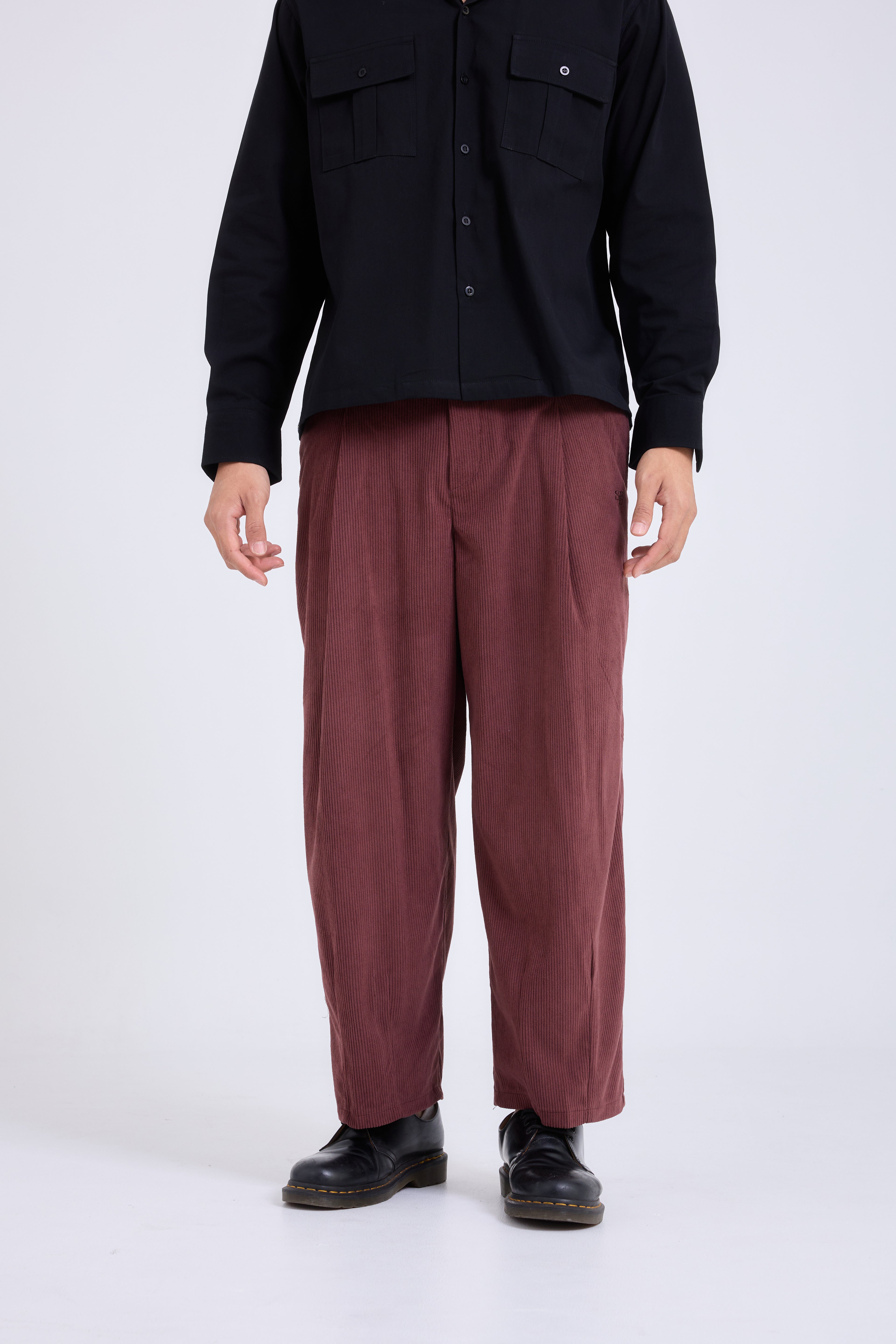 Japanese Balloon Pants กางเกงขายาวผ้าลูกฟูก ทรงบอลลูน (P0058)