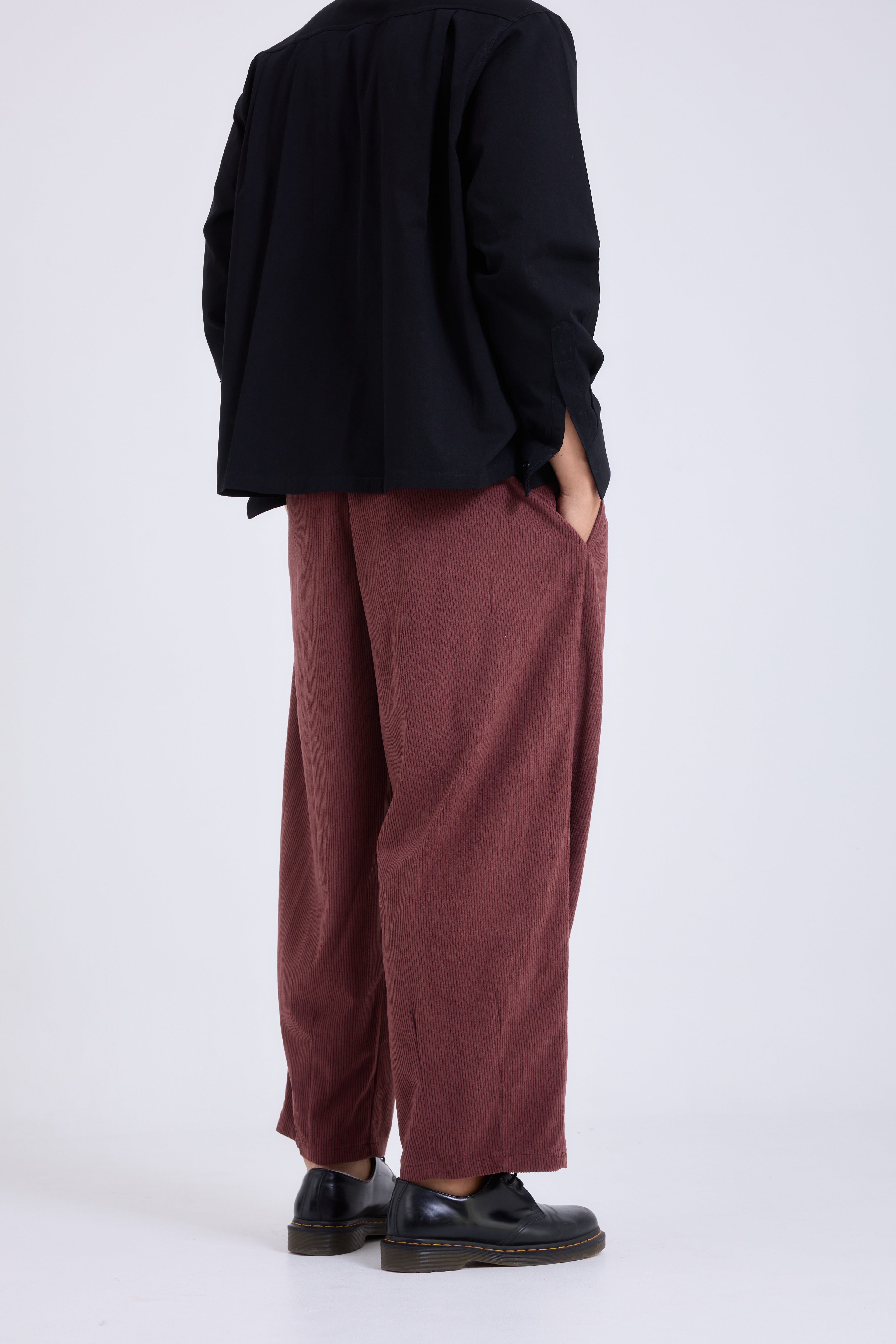 Japanese Balloon Pants กางเกงขายาวผ้าลูกฟูก ทรงบอลลูน (P0058)