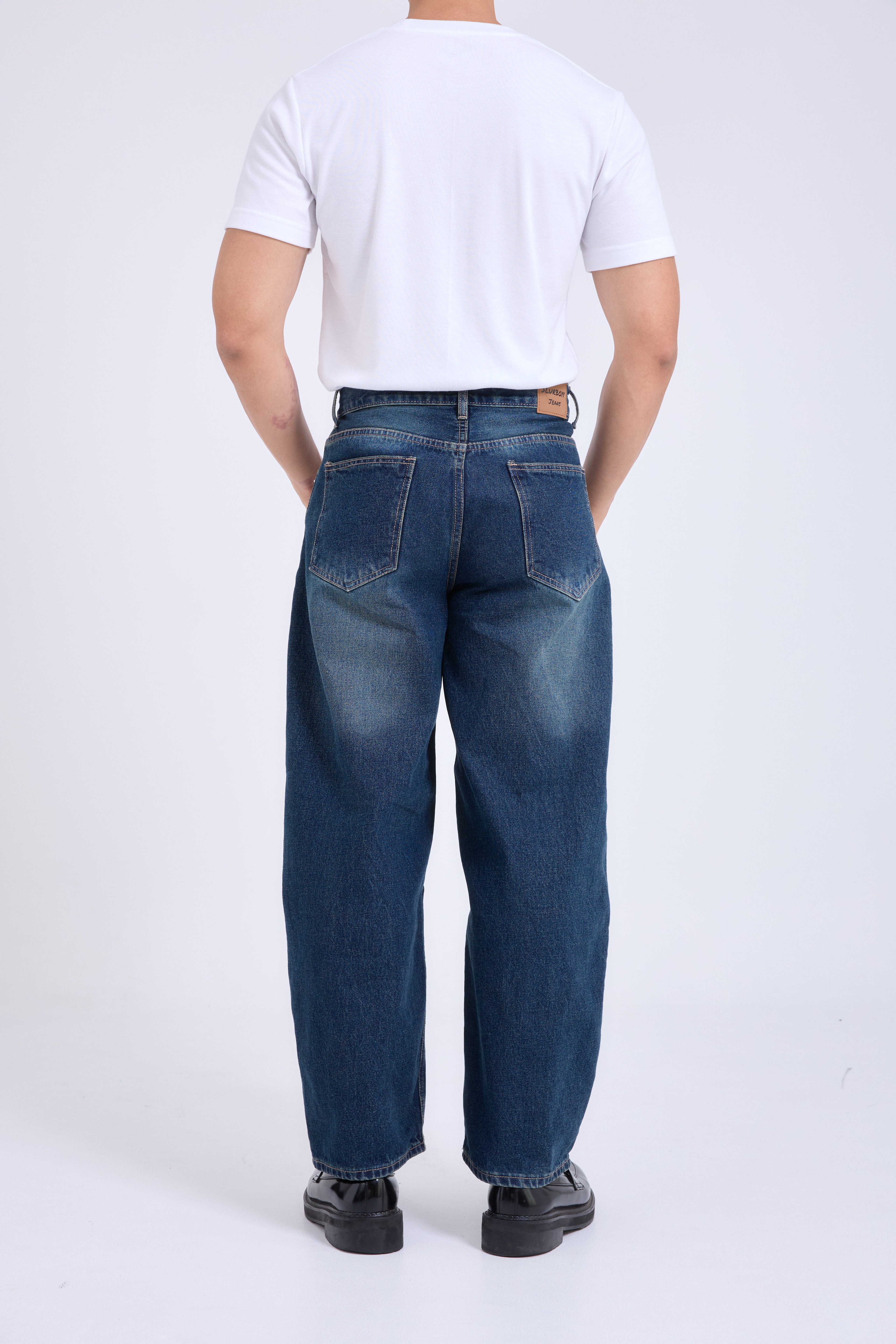 Barrel Jeans กางเกงยีนส์ขากระบอก ทรงบอลลูน (P0057)