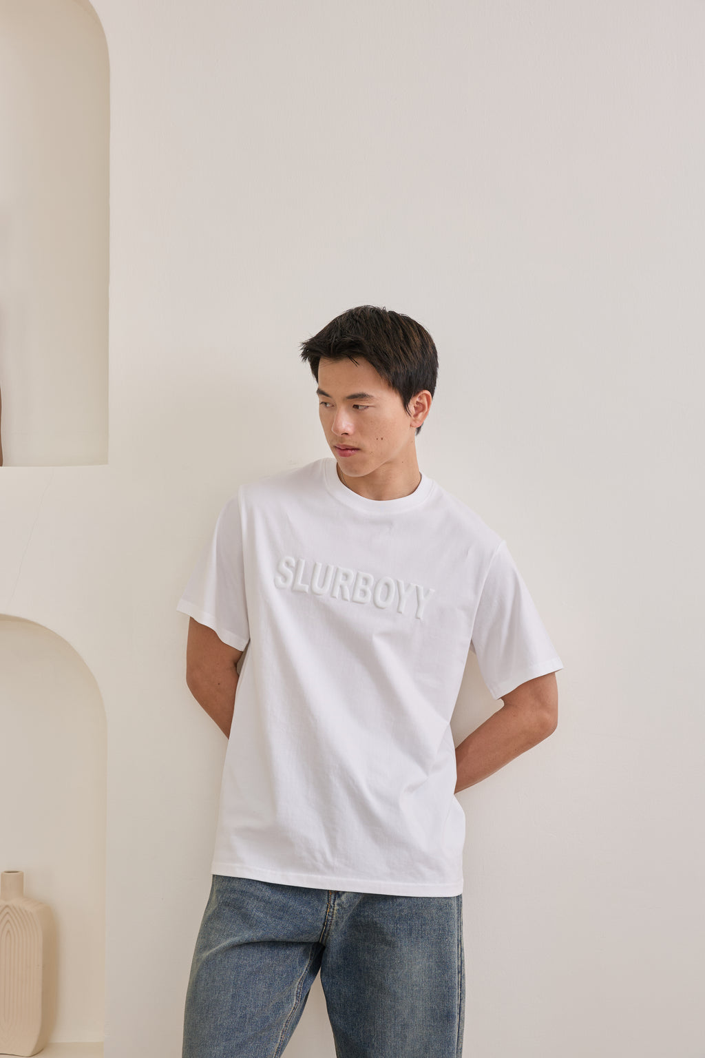 Signature 3D Logo Tee เสื้อยืดเนื้อผ้าคอตตอน โลโก้นูน 3D (SB0852)