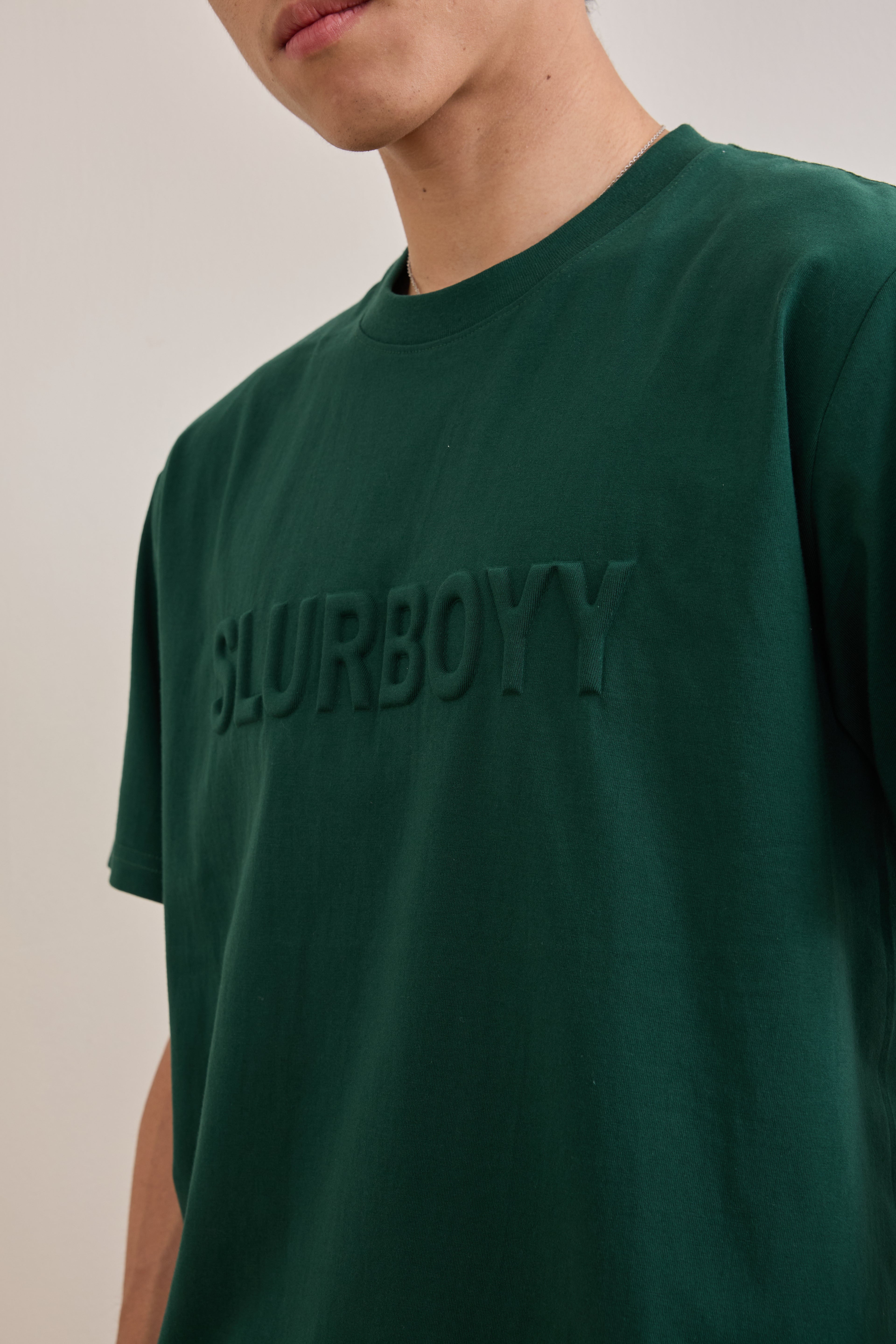 Signature 3D Logo Tee เสื้อยืดเนื้อผ้าคอตตอน โลโก้นูน 3D (SB0852)