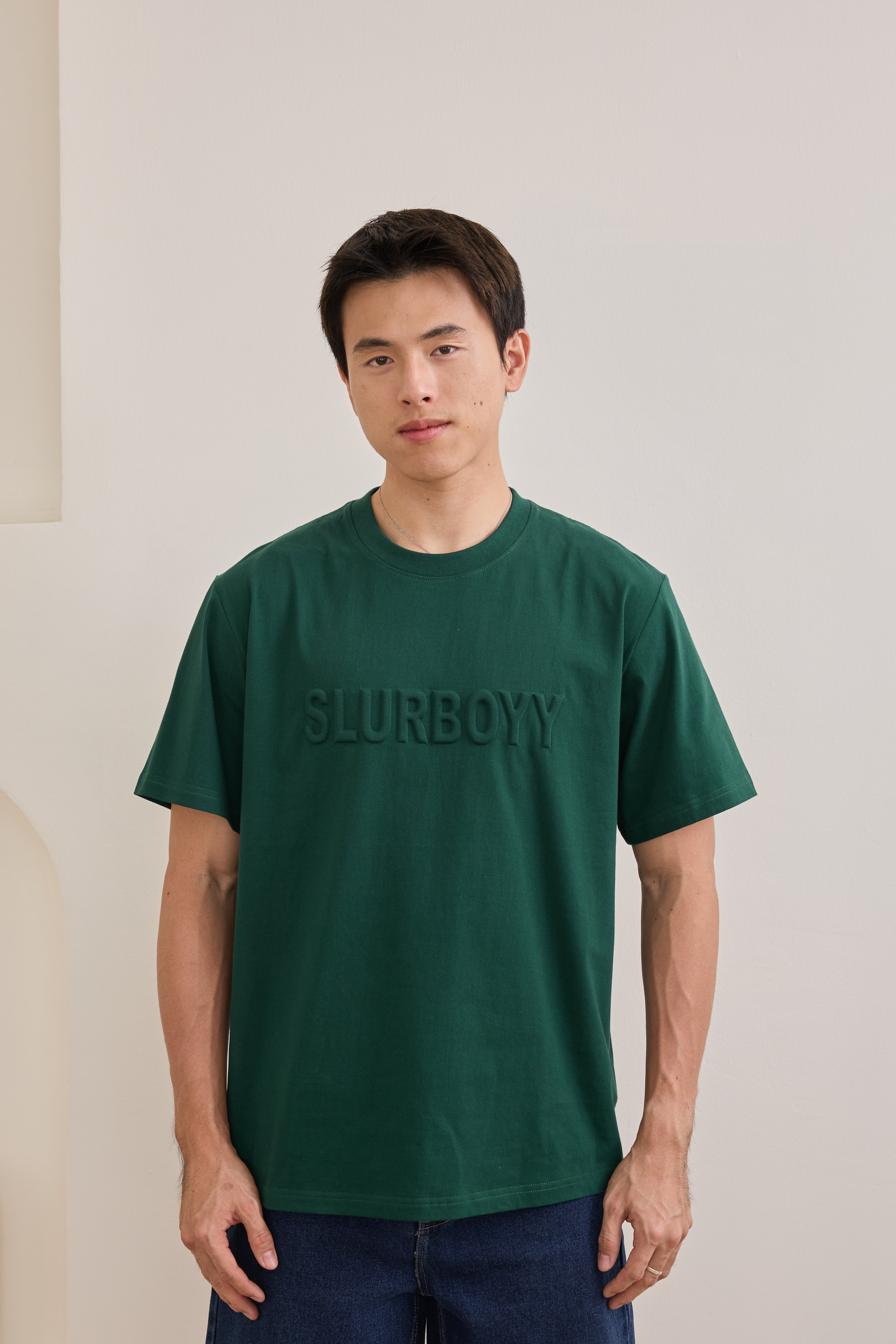 Signature 3D Logo Tee เสื้อยืดเนื้อผ้าคอตตอน โลโก้นูน 3D (SB0852)