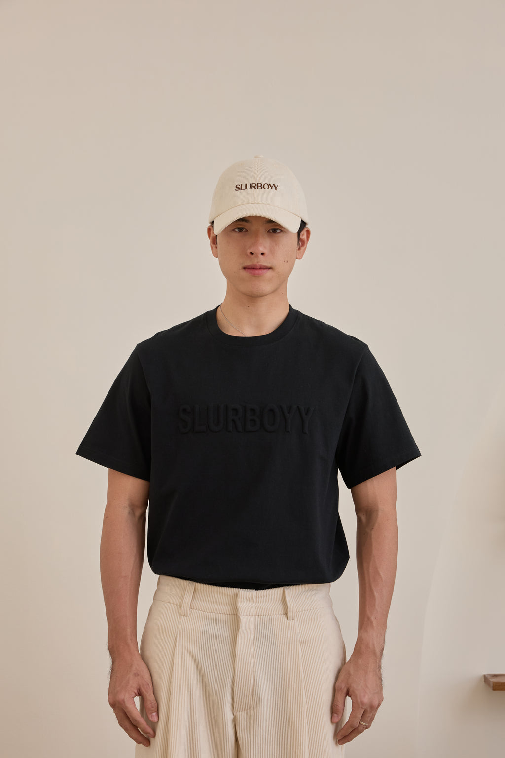 Signature 3D Logo Tee เสื้อยืดเนื้อผ้าคอตตอน โลโก้นูน 3D (SB0852)
