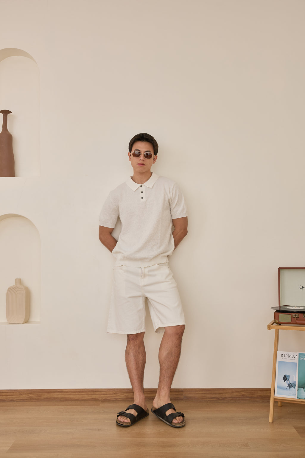 Texture premium knit polo เสื้อไหมพรมคอปก ผ้ามีเท็กเจอร์ (SB0853)