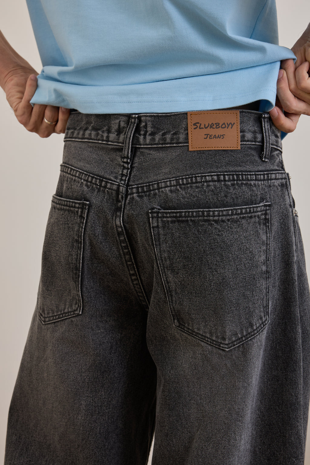 Barrel Jeans กางเกงยีนส์ขากระบอก ทรงบอลลูน (P0057)