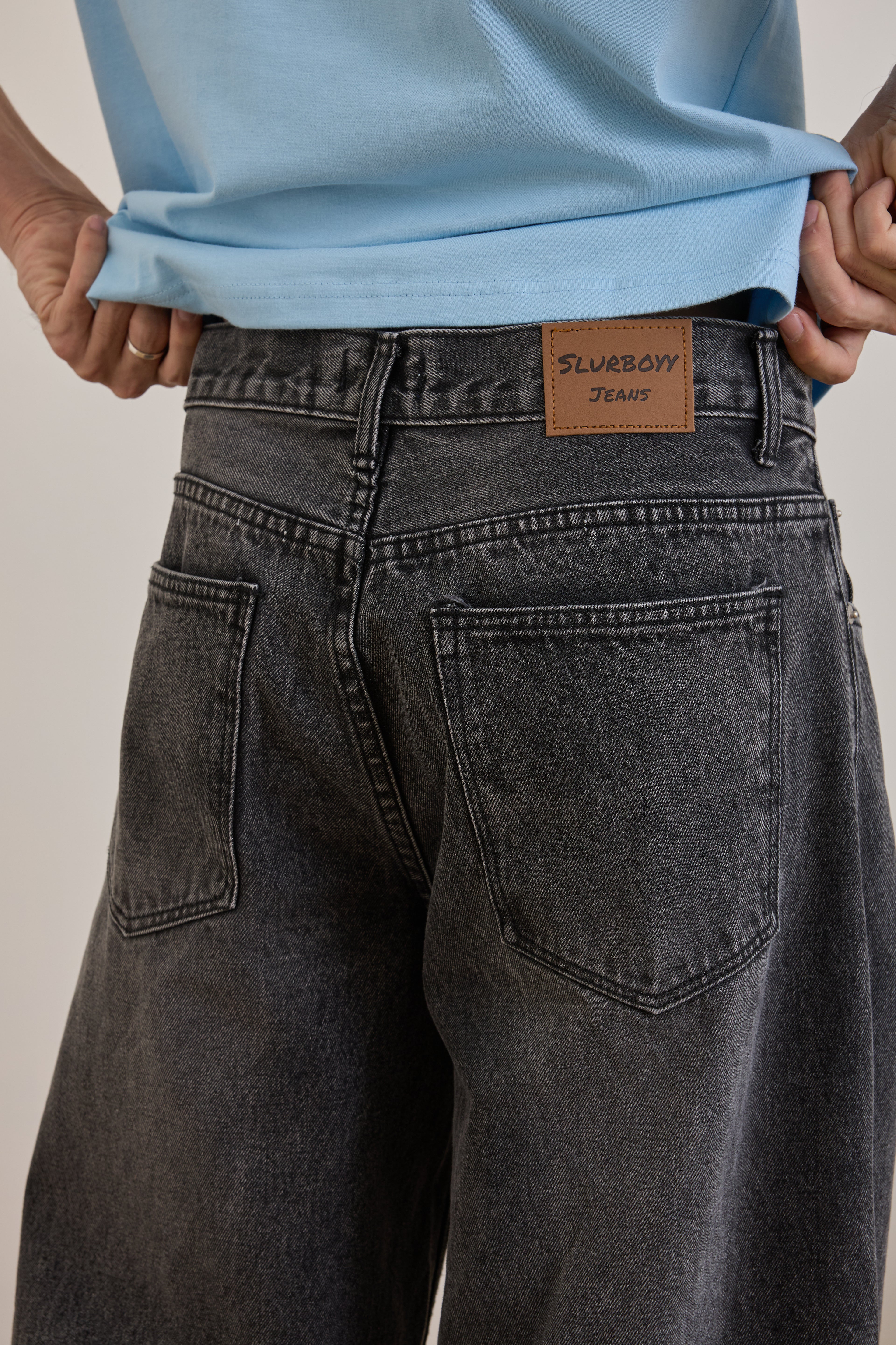 Barrel Jeans กางเกงยีนส์ขากระบอก ทรงบอลลูน (P0057)