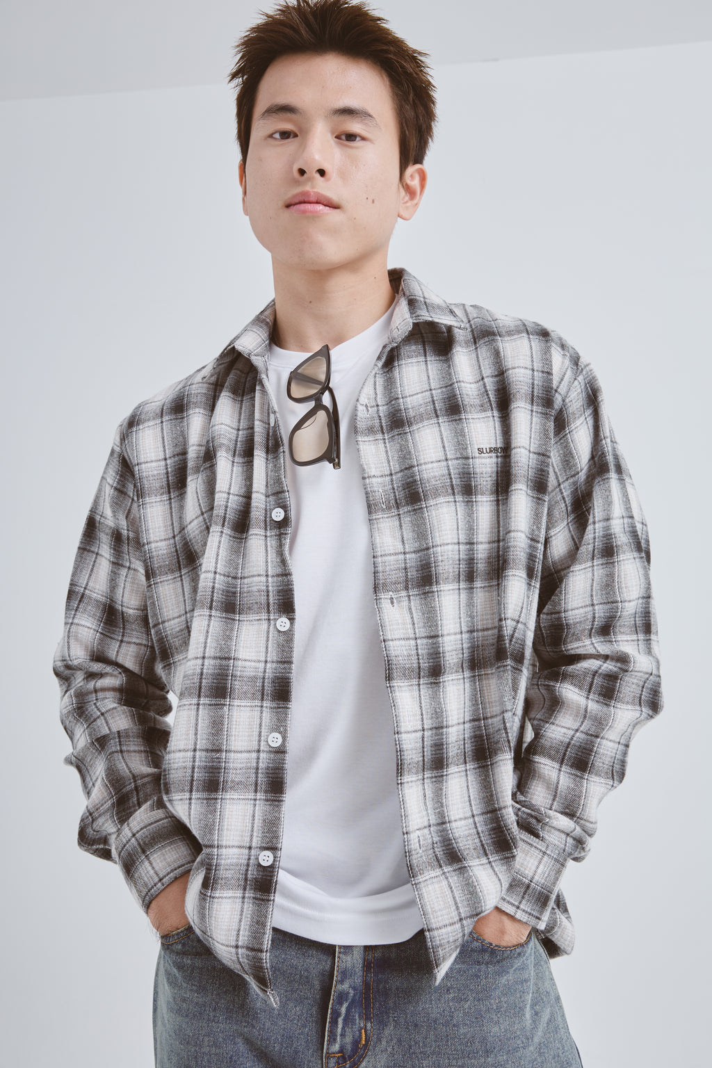 Flannel Shirt เสื้อเชิ้ตลายตาราง (SB0846)