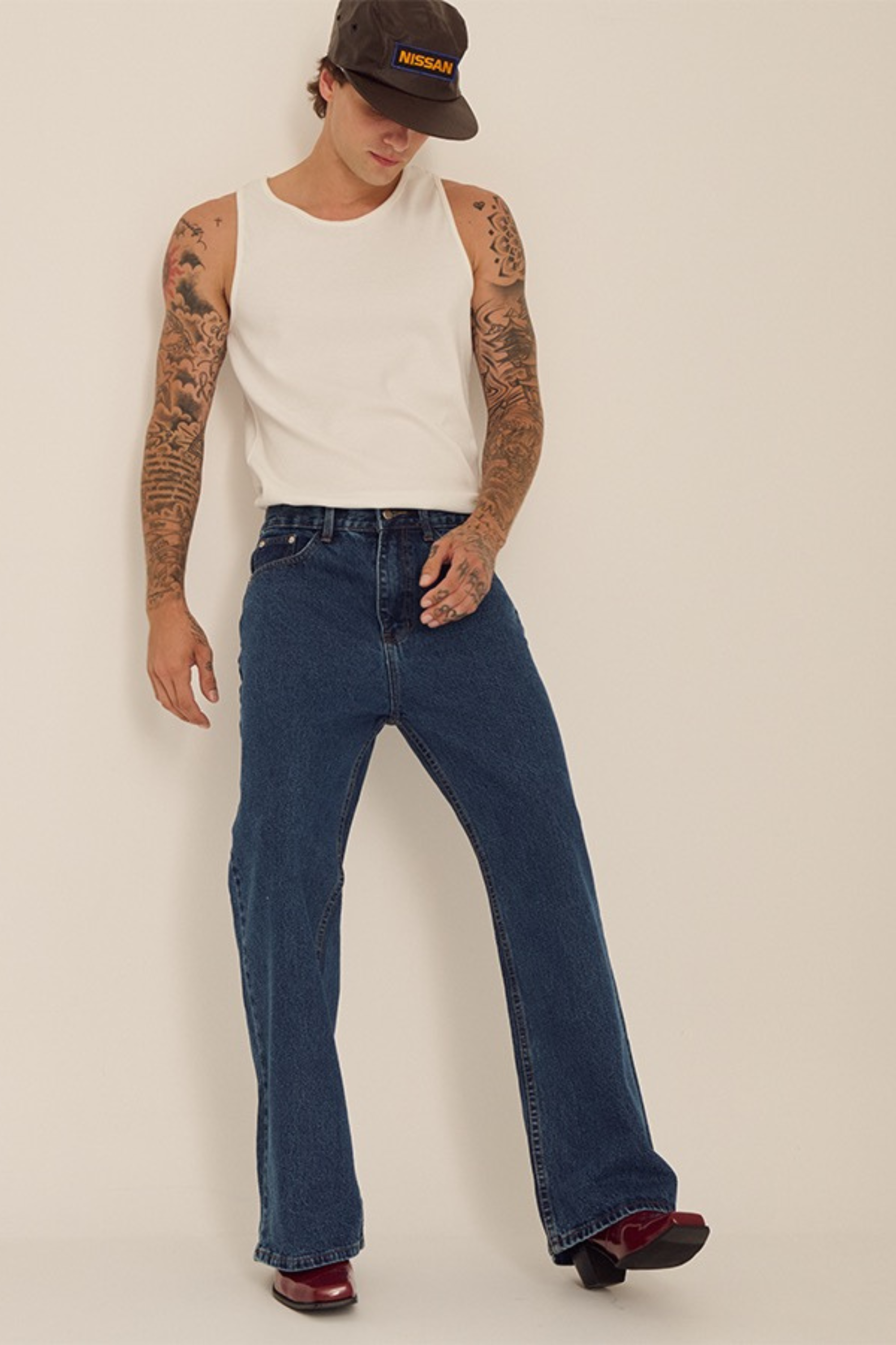 Flare Jeans กางเกงยีนส์ขาม้า (P0059)