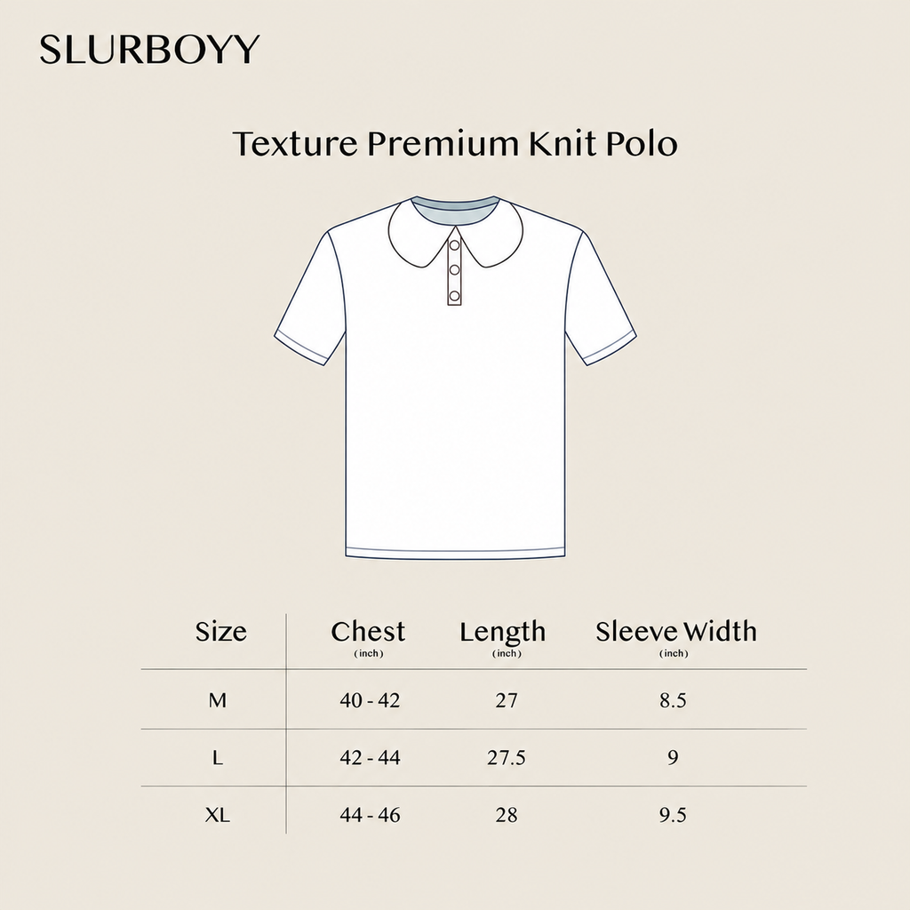 Texture premium knit polo เสื้อไหมพรมคอปก ผ้ามีเท็กเจอร์ (SB0853)
