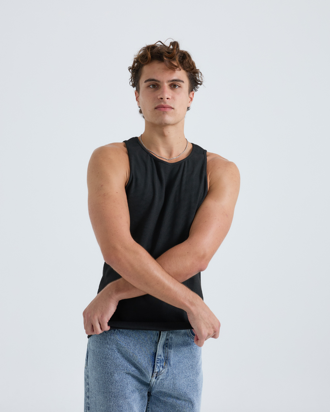 Premium Tank Top เสื้อกล้ามผ้าร่อง เนื้อผ้าพรีเมี่ยม หนานุ่ม (SB0779)