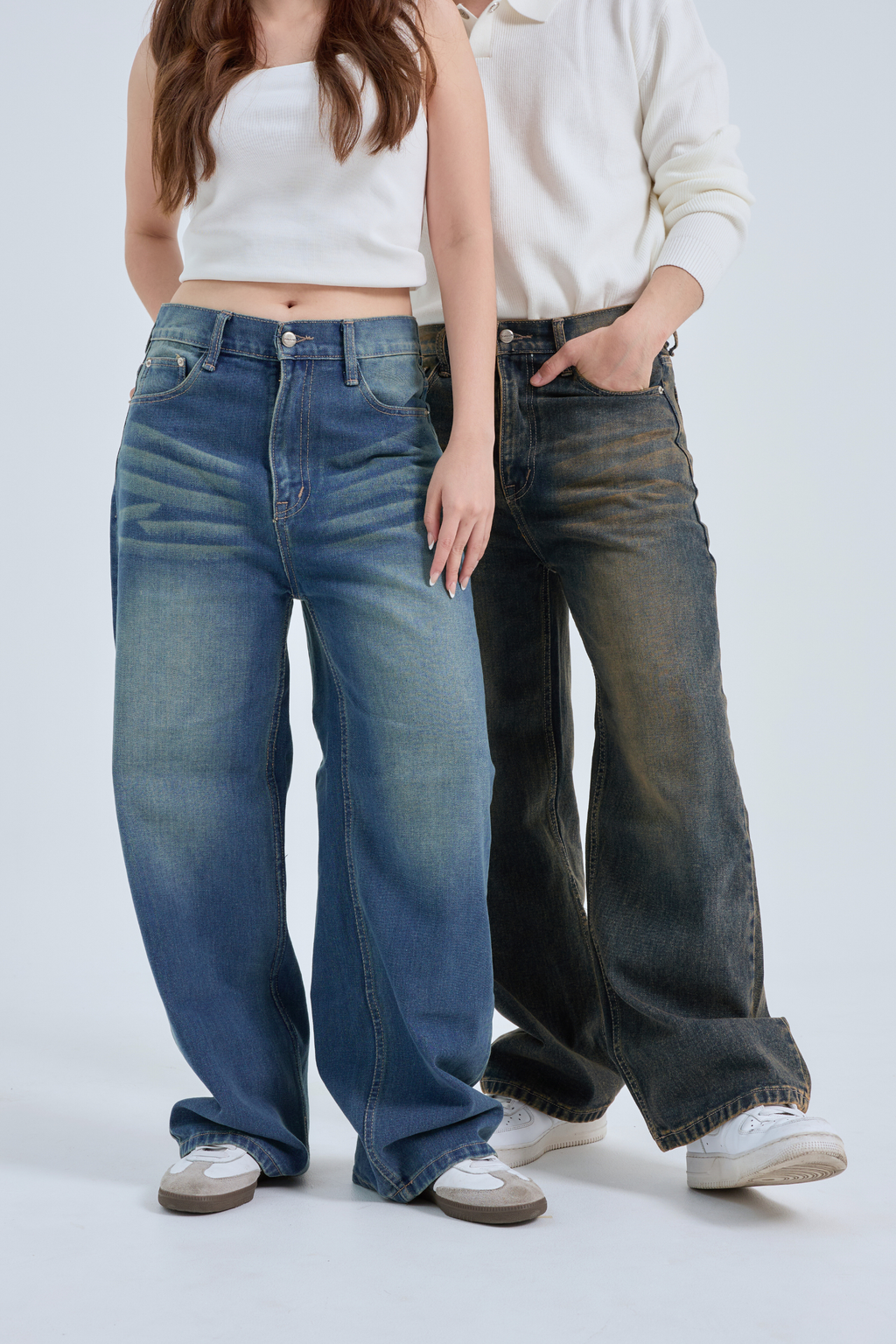 Original Baggy Jeans กางเกงยีนส์ทรงขากระบอกใหญ่ (P0051)