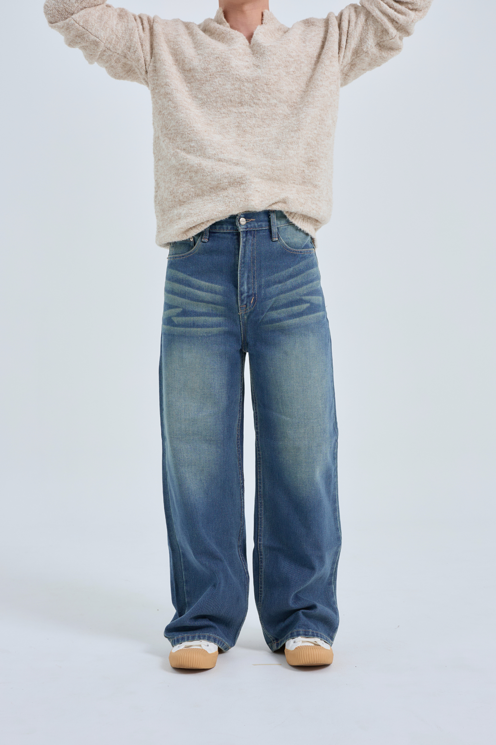 Original Baggy Jeans กางเกงยีนส์ทรงขากระบอกใหญ่ (P0051)