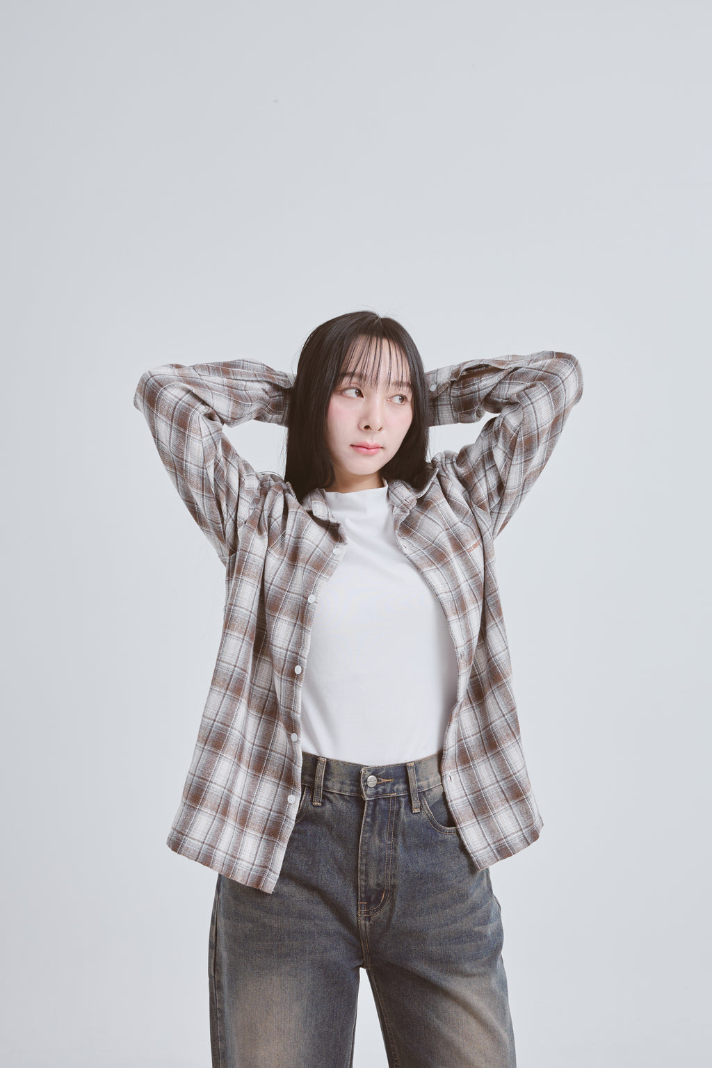 Flannel Shirt เสื้อเชิ้ตลายตาราง (SB0846)
