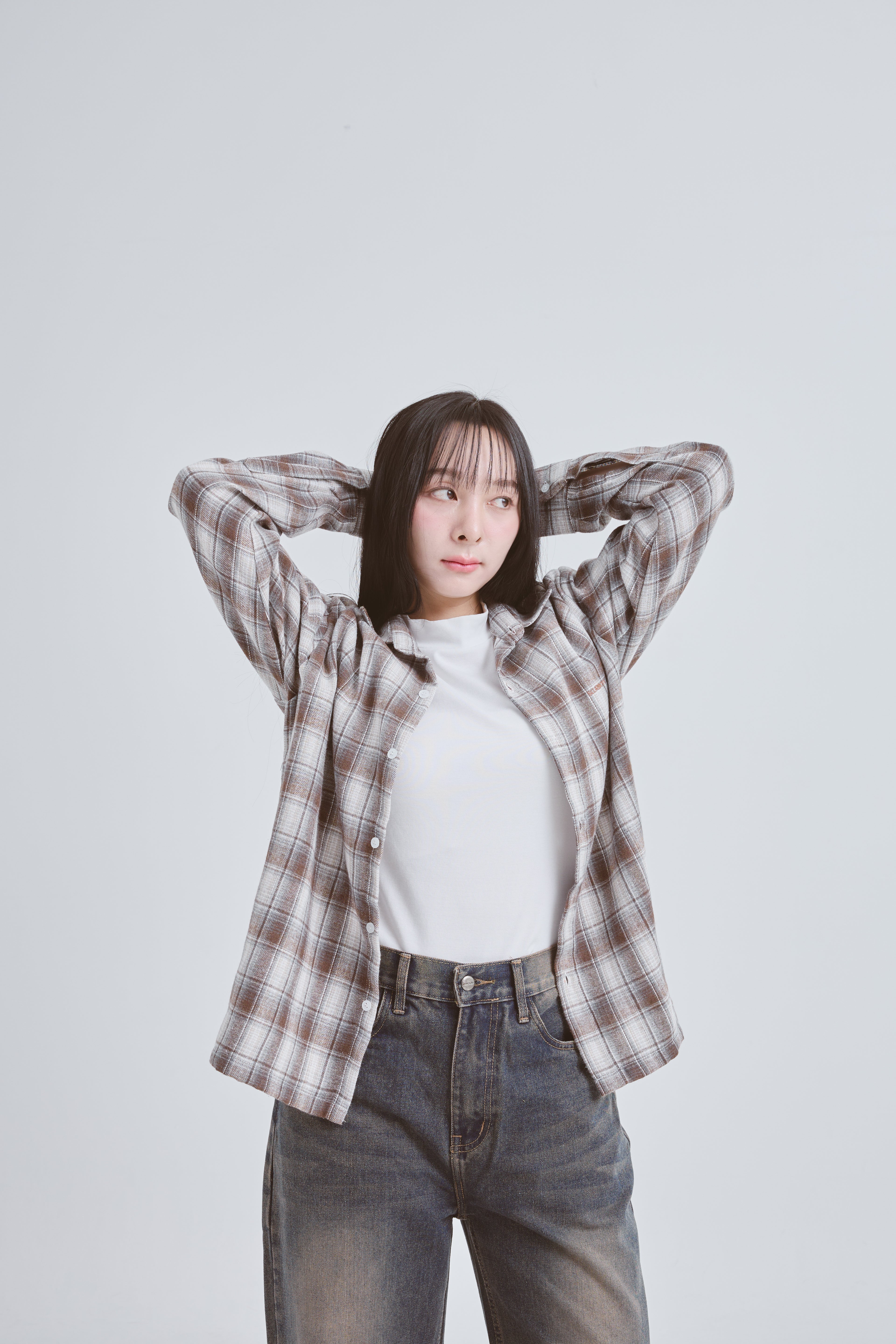 Flannel Shirt เสื้อเชิ้ตลายตาราง (SB0846)