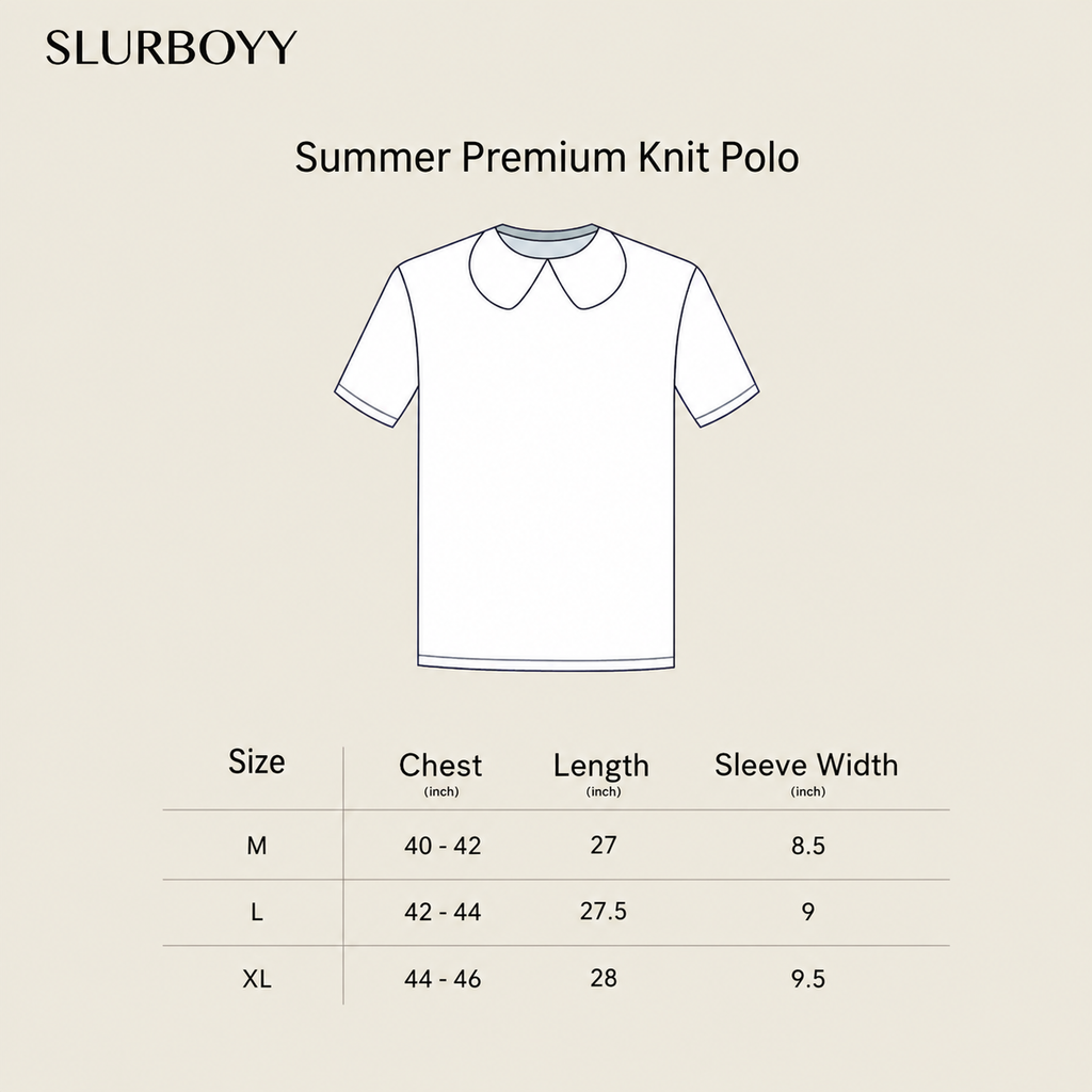 Summer premium knit polo เสื้อไหมพรมคอปก ลายทาง (SB0842)