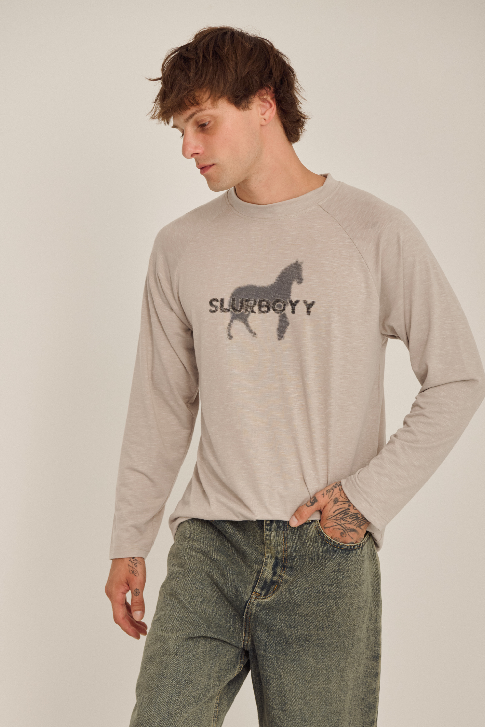 Woody long sleeve T-Shirt เสื้อยืดแขนยาว ผ้าเจอร์ซี่ (SB0856)