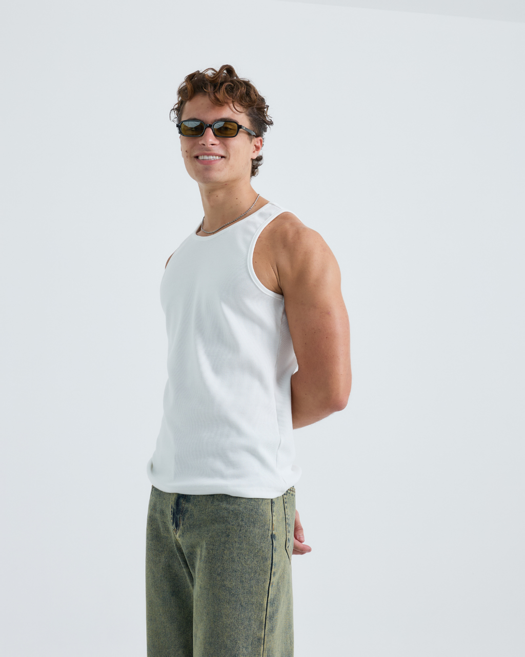 Premium Tank Top เสื้อกล้ามผ้าร่อง เนื้อผ้าพรีเมี่ยม หนานุ่ม (SB0779)