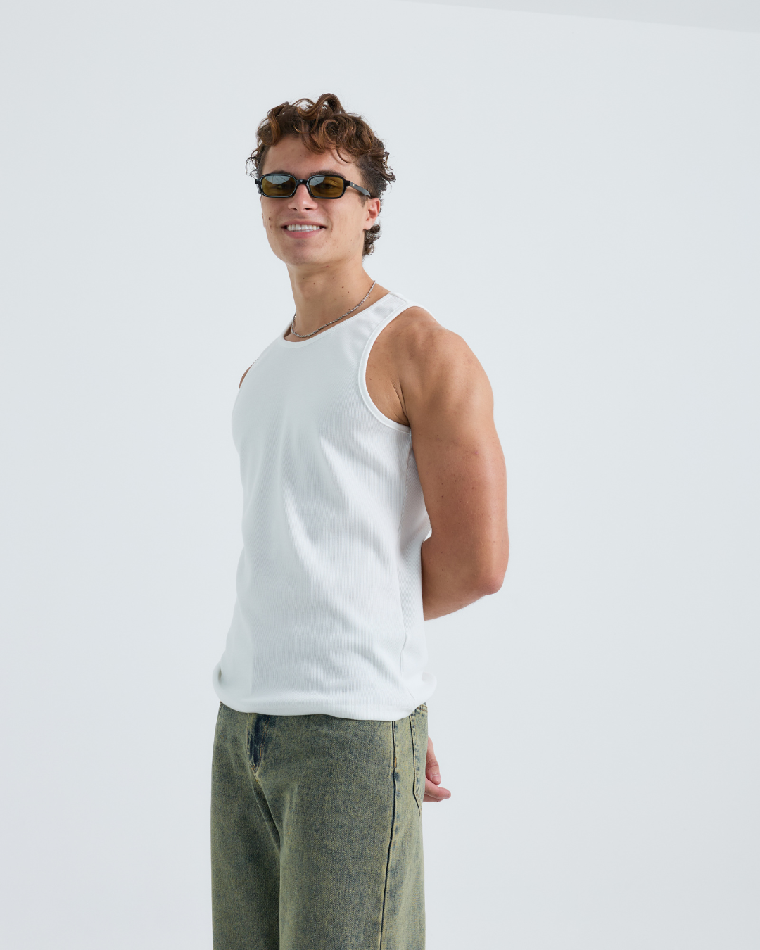 Premium Tank Top เสื้อกล้ามผ้าร่อง เนื้อผ้าพรีเมี่ยม หนานุ่ม (SB0779)