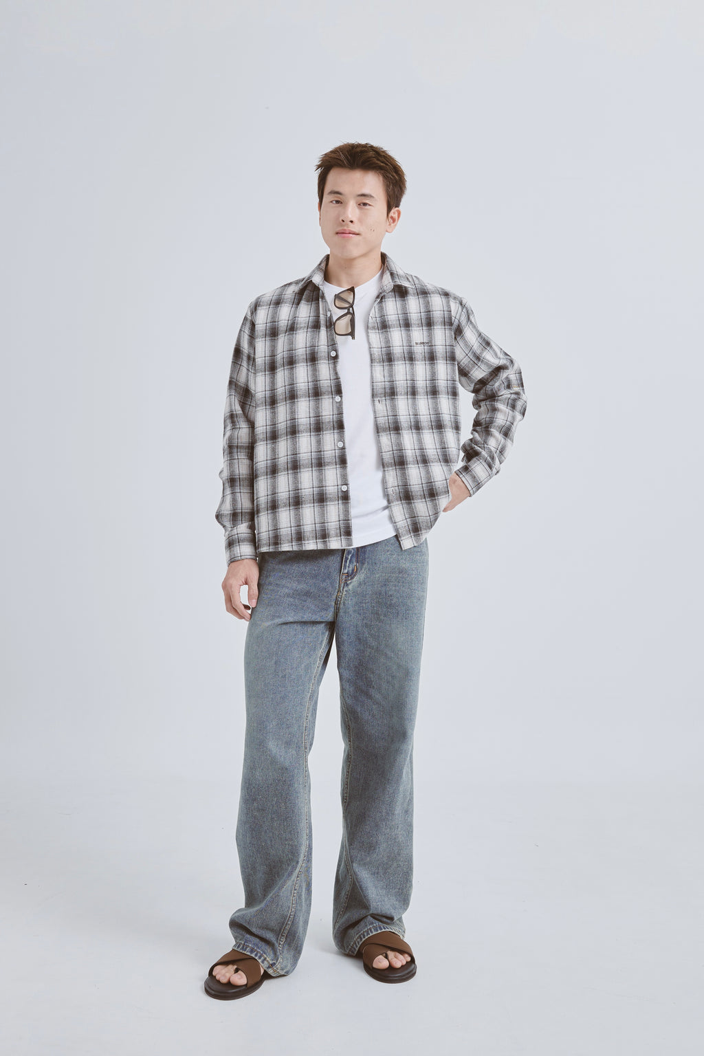 Flannel Shirt เสื้อเชิ้ตลายตาราง (SB0846)