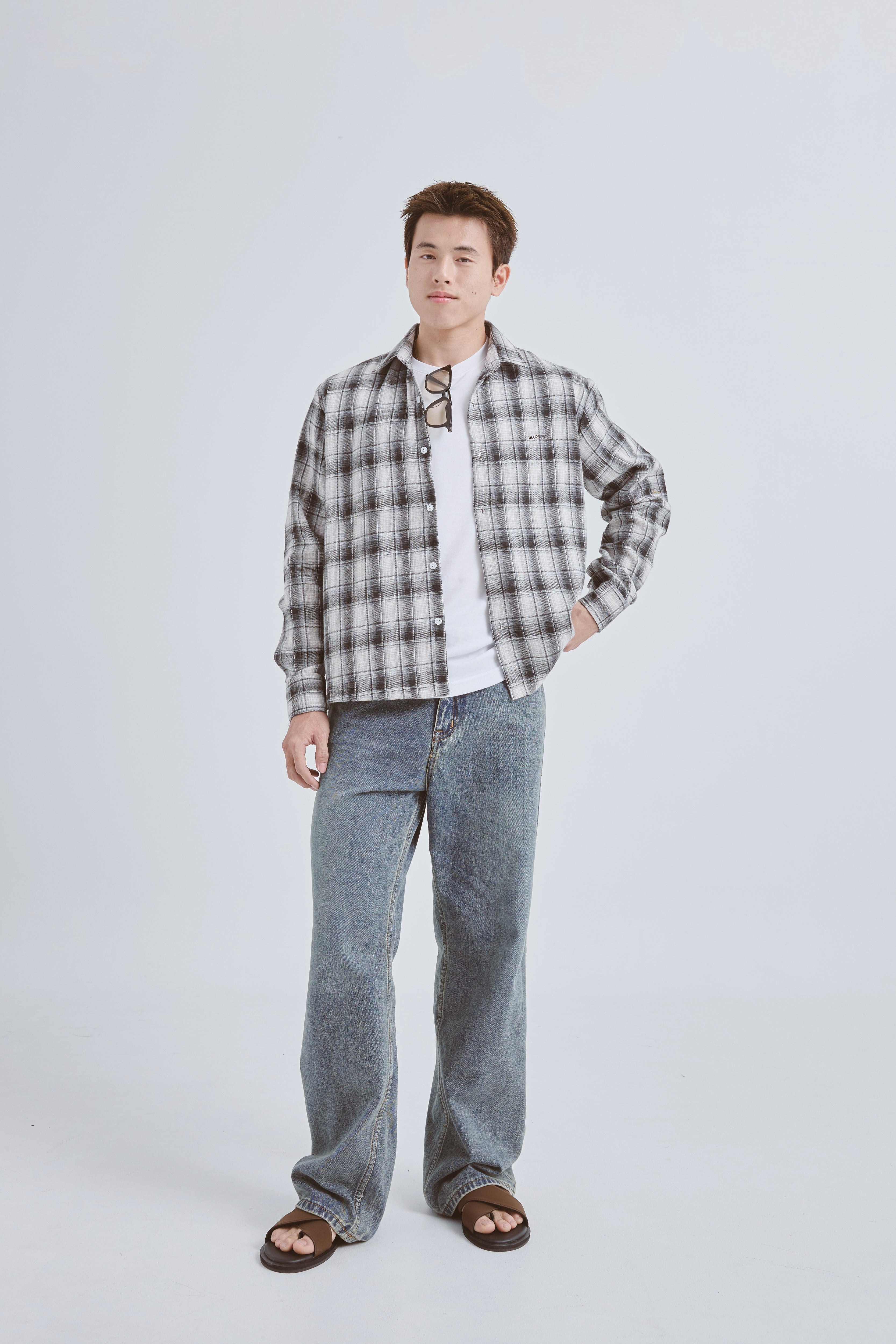 Flannel Shirt เสื้อเชิ้ตลายตาราง (SB0846)