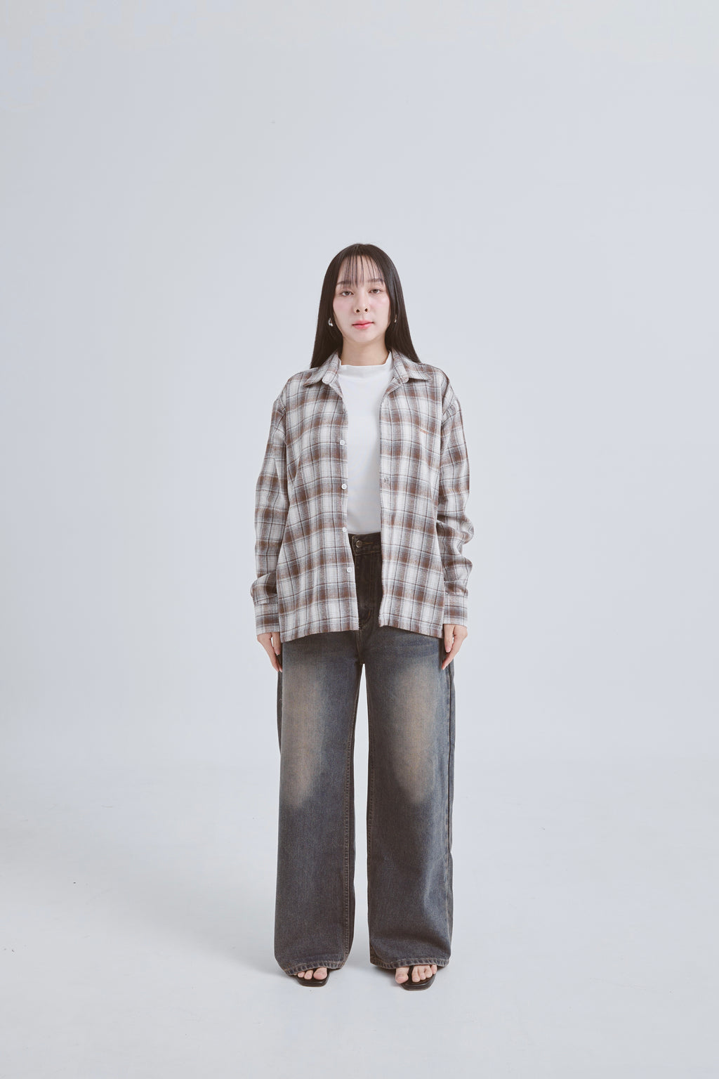 Flannel Shirt เสื้อเชิ้ตลายตาราง (SB0846)