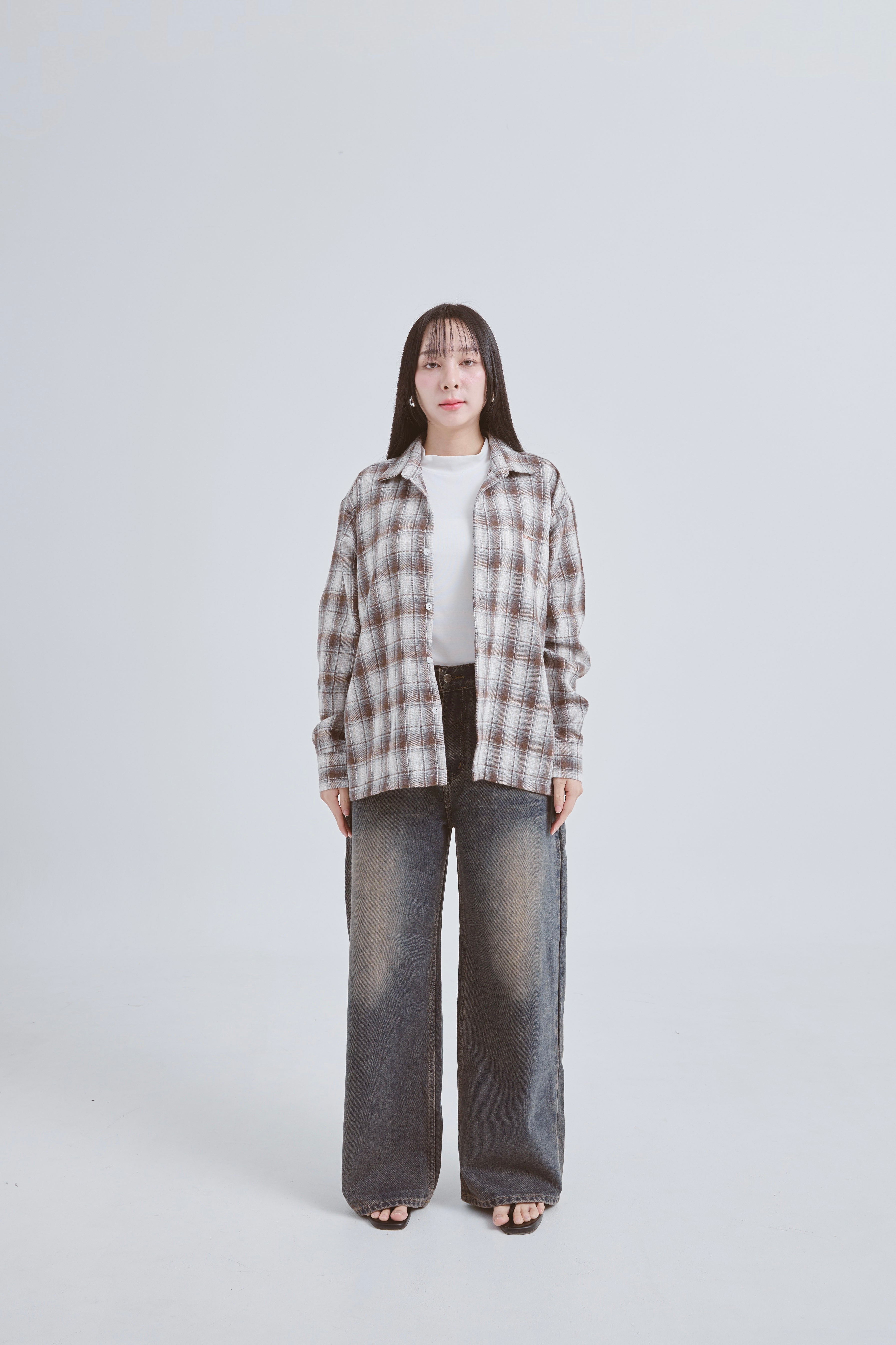 Flannel Shirt เสื้อเชิ้ตลายตาราง (SB0846)