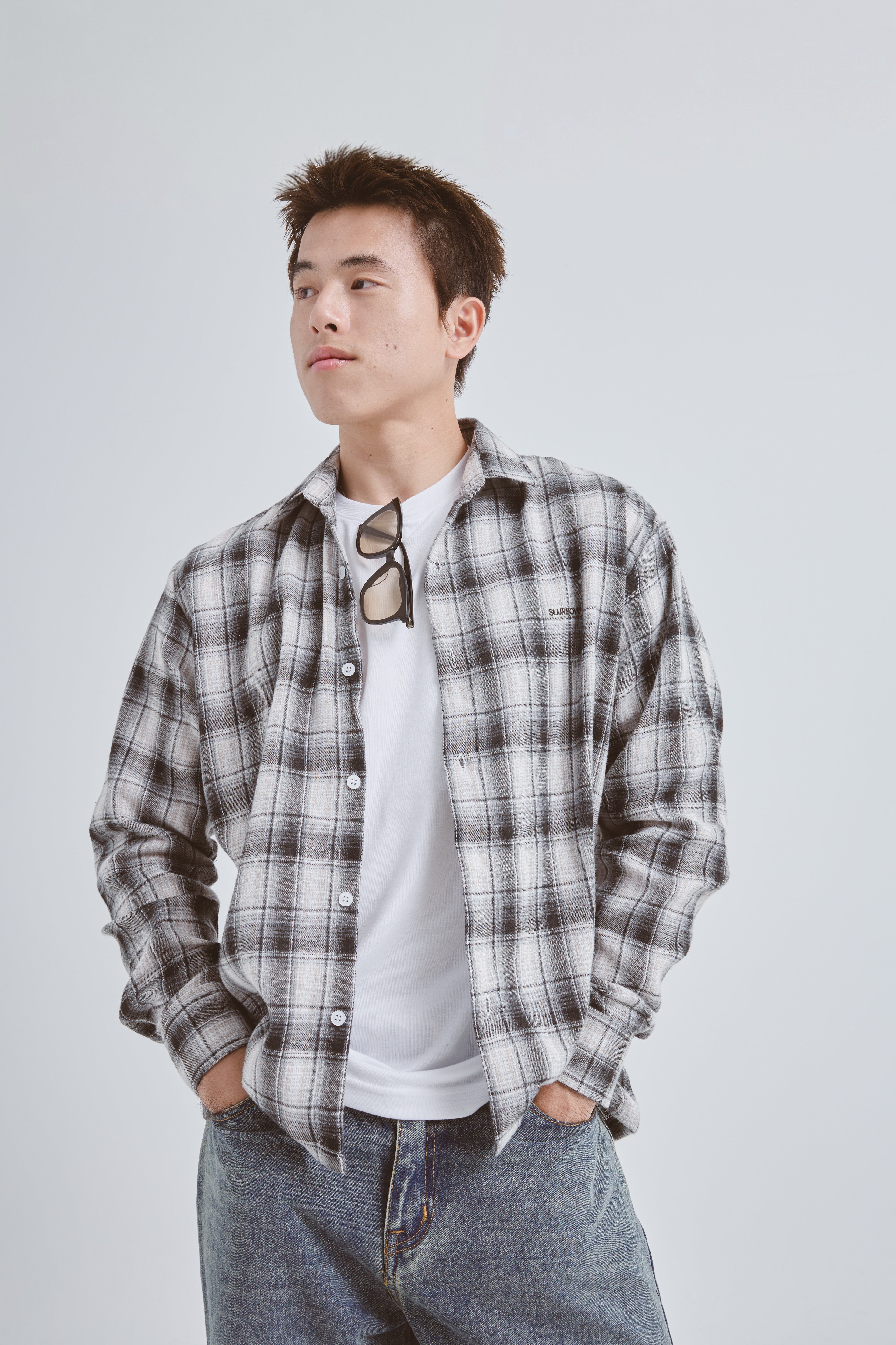 Flannel Shirt เสื้อเชิ้ตลายตาราง (SB0846)