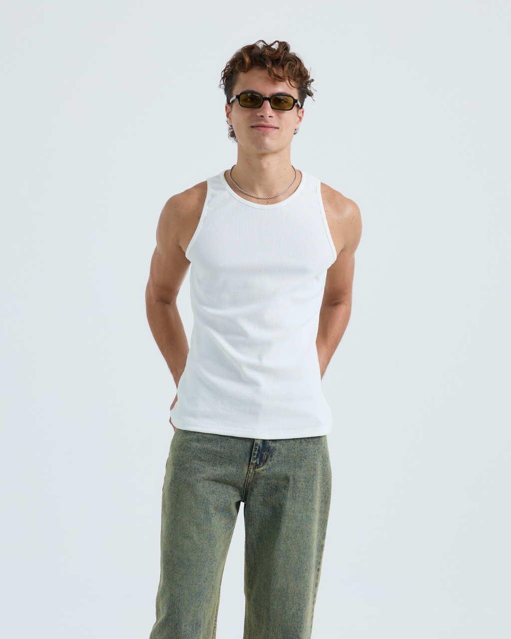 Premium Tank Top เสื้อกล้ามผ้าร่อง เนื้อผ้าพรีเมี่ยม หนานุ่ม (SB0779)
