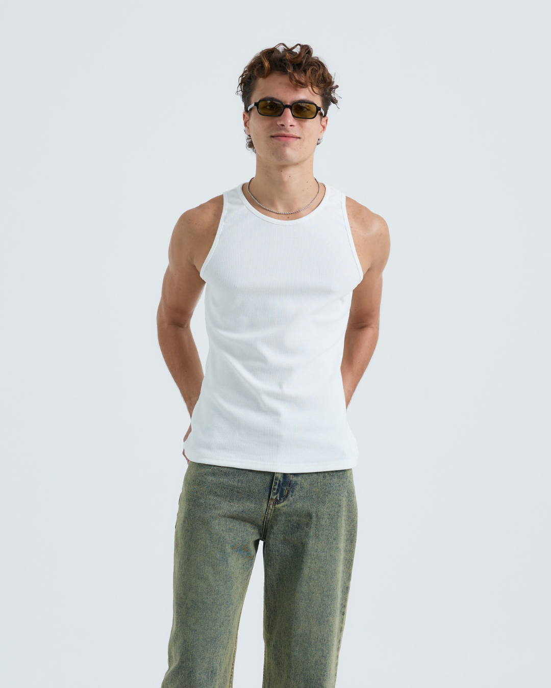 Premium Tank Top เสื้อกล้ามผ้าร่อง เนื้อผ้าพรีเมี่ยม หนานุ่ม (SB0779)