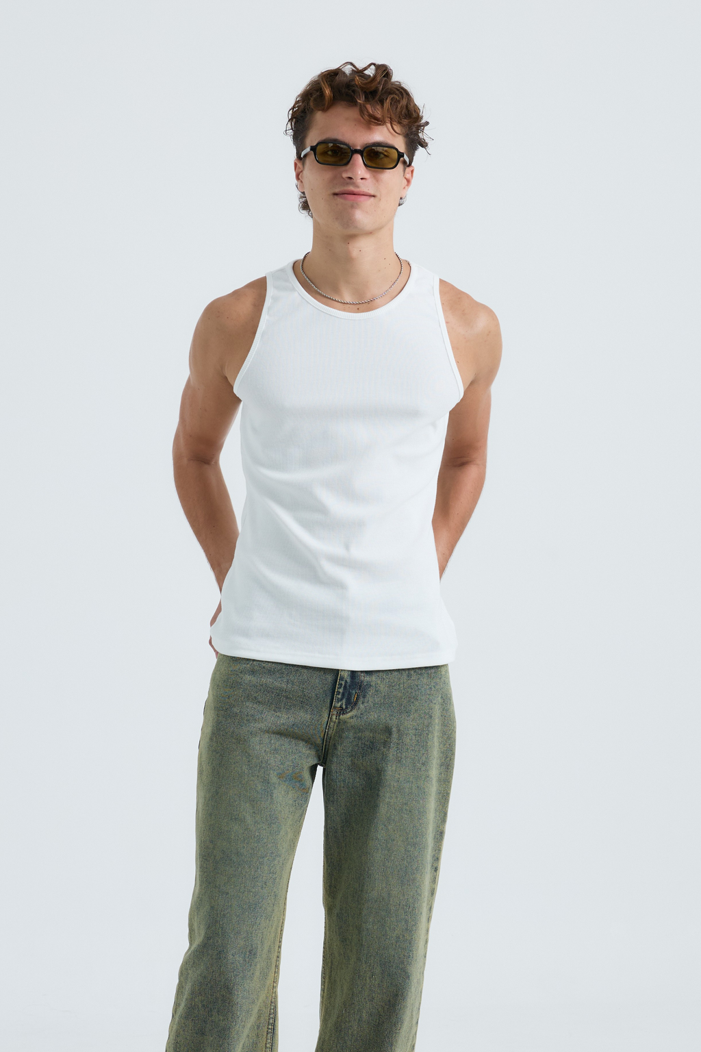 Premium Tank Top เสื้อกล้ามผ้าร่อง เนื้อผ้าพรีเมี่ยม หนานุ่ม (SB0779)