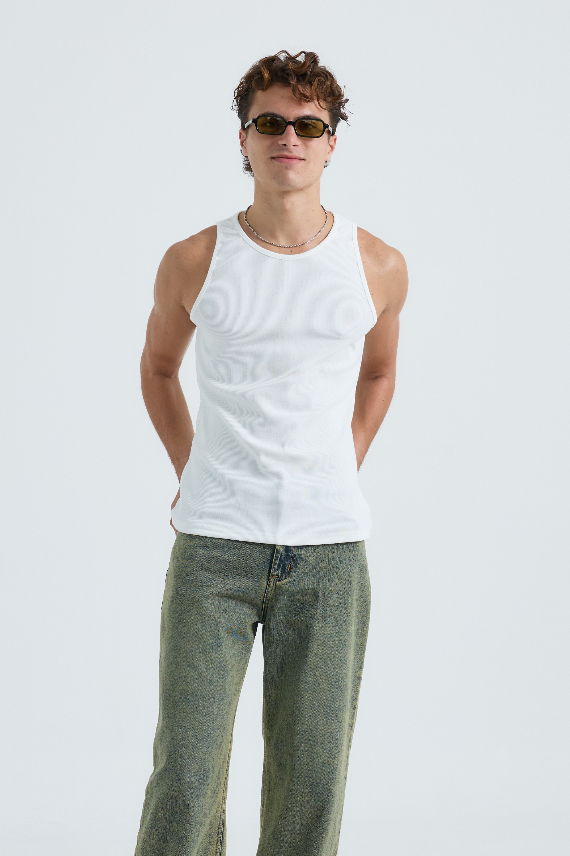 Premium Tank Top เสื้อกล้ามผ้าร่อง เนื้อผ้าพรีเมี่ยม หนานุ่ม (SB0779)