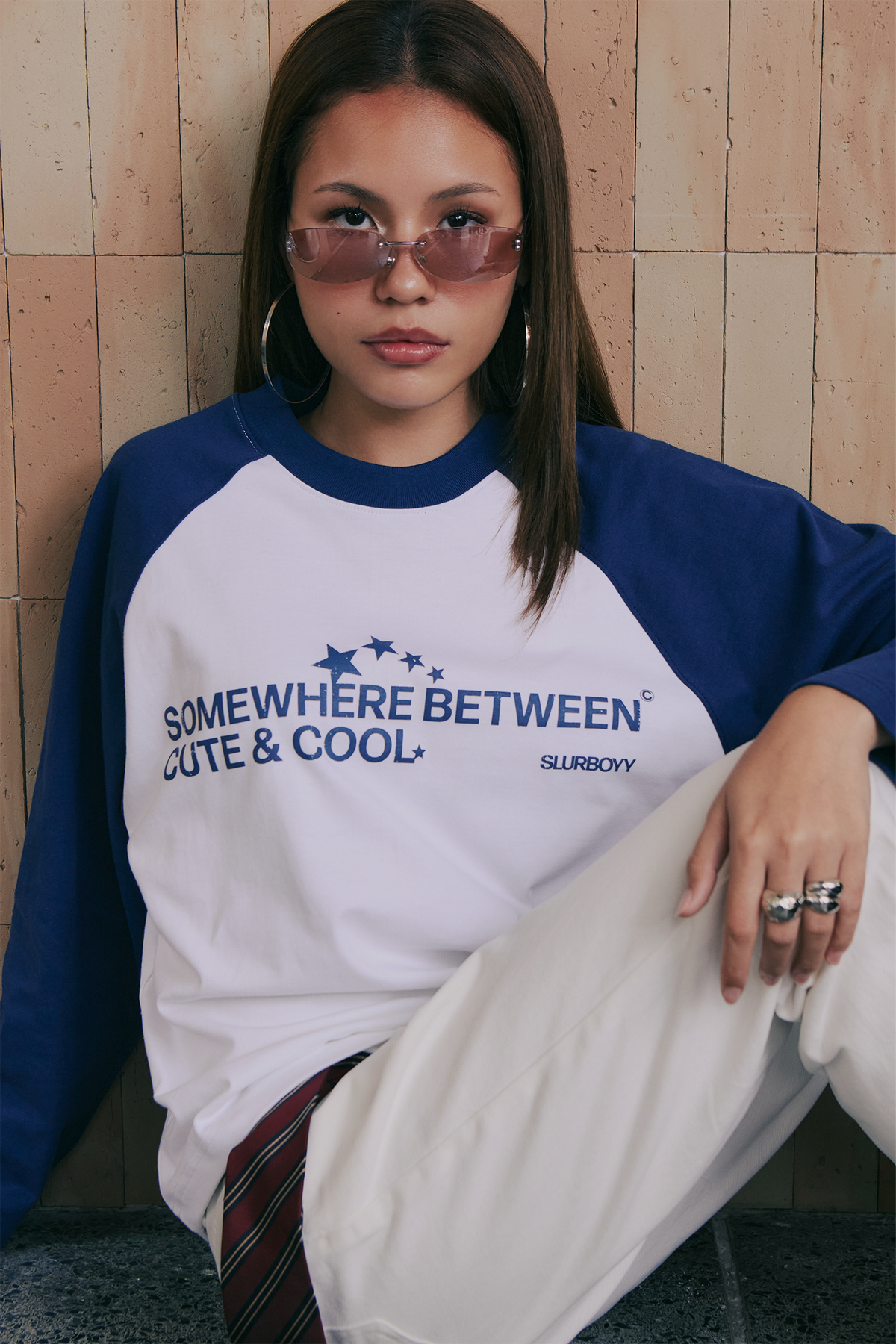Cute&Cool Raglan Long Sleeve เสื้อยืดแขนยาวทรง Raglan (SB0858)