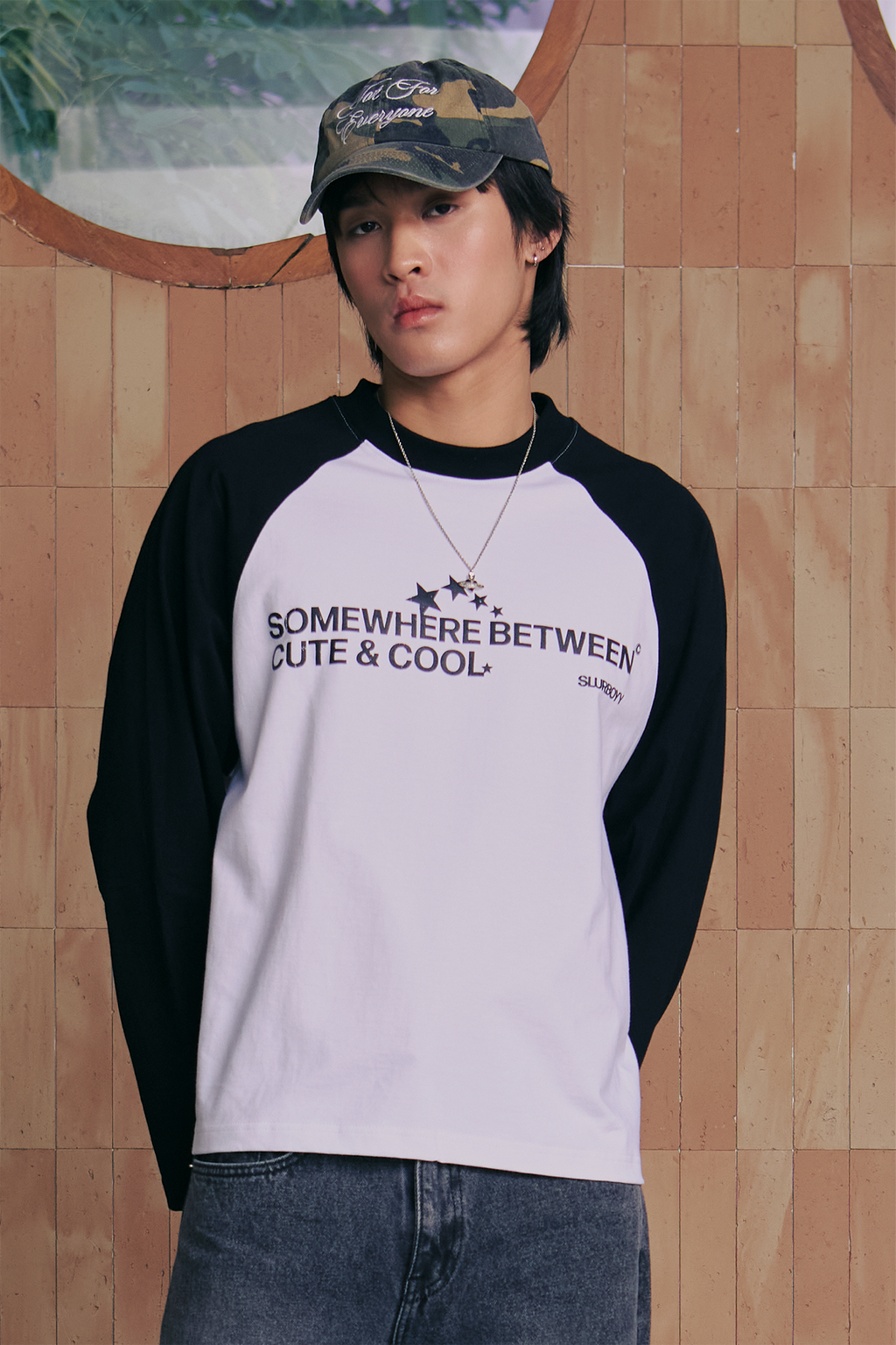 Cute&Cool Raglan Long Sleeve เสื้อยืดแขนยาวทรง Raglan (SB0858)