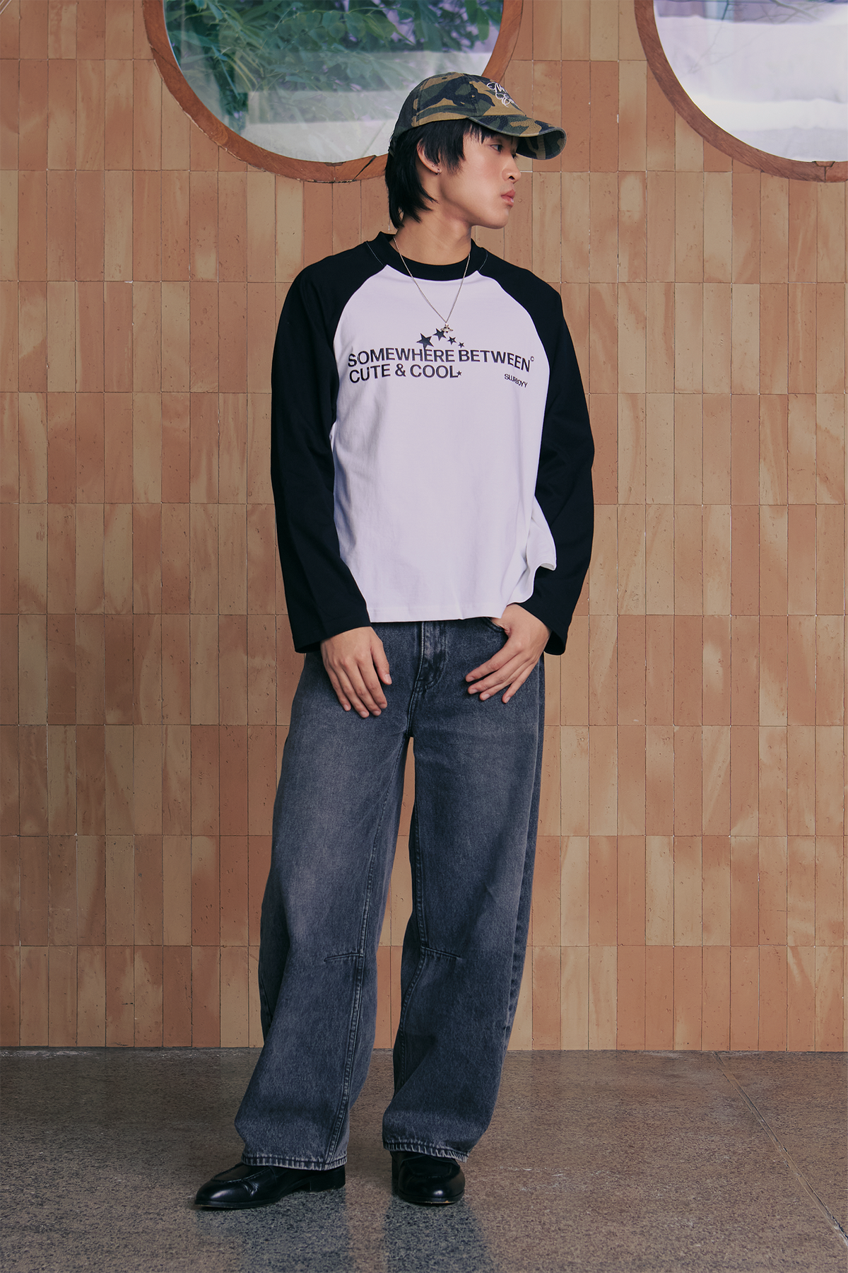 Cute&Cool Raglan Long Sleeve เสื้อยืดแขนยาวทรง Raglan (SB0858)